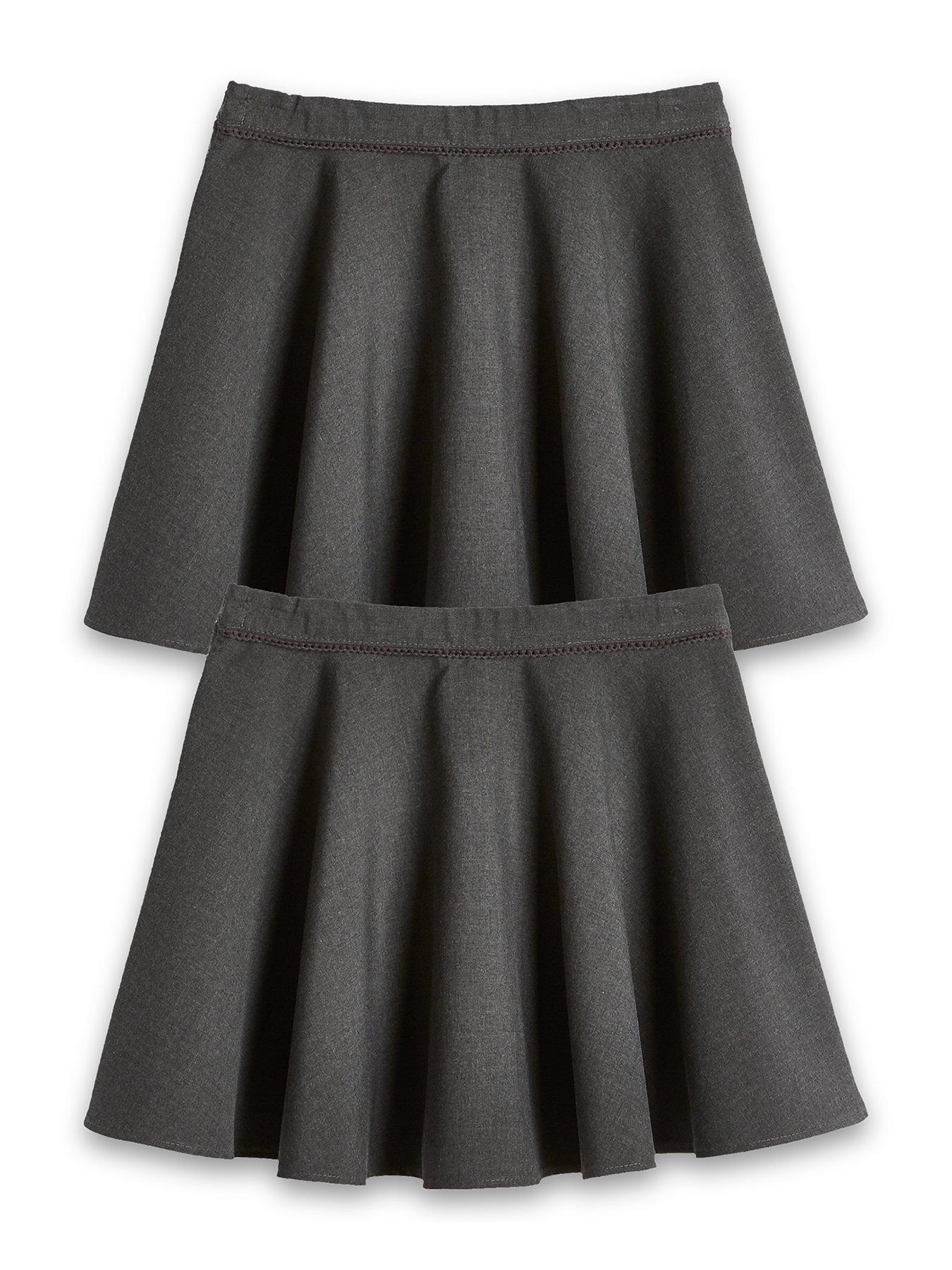 Buy Black Jersey Stretch Pull-On School Skater Skirt (3-17yrs) from Next USA