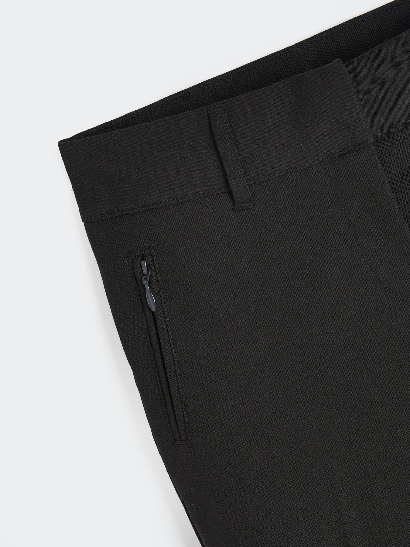 Image 5 of 6 of V by Very Girls 2 Pack Skinny Fit&nbsp;School Trousers - Black