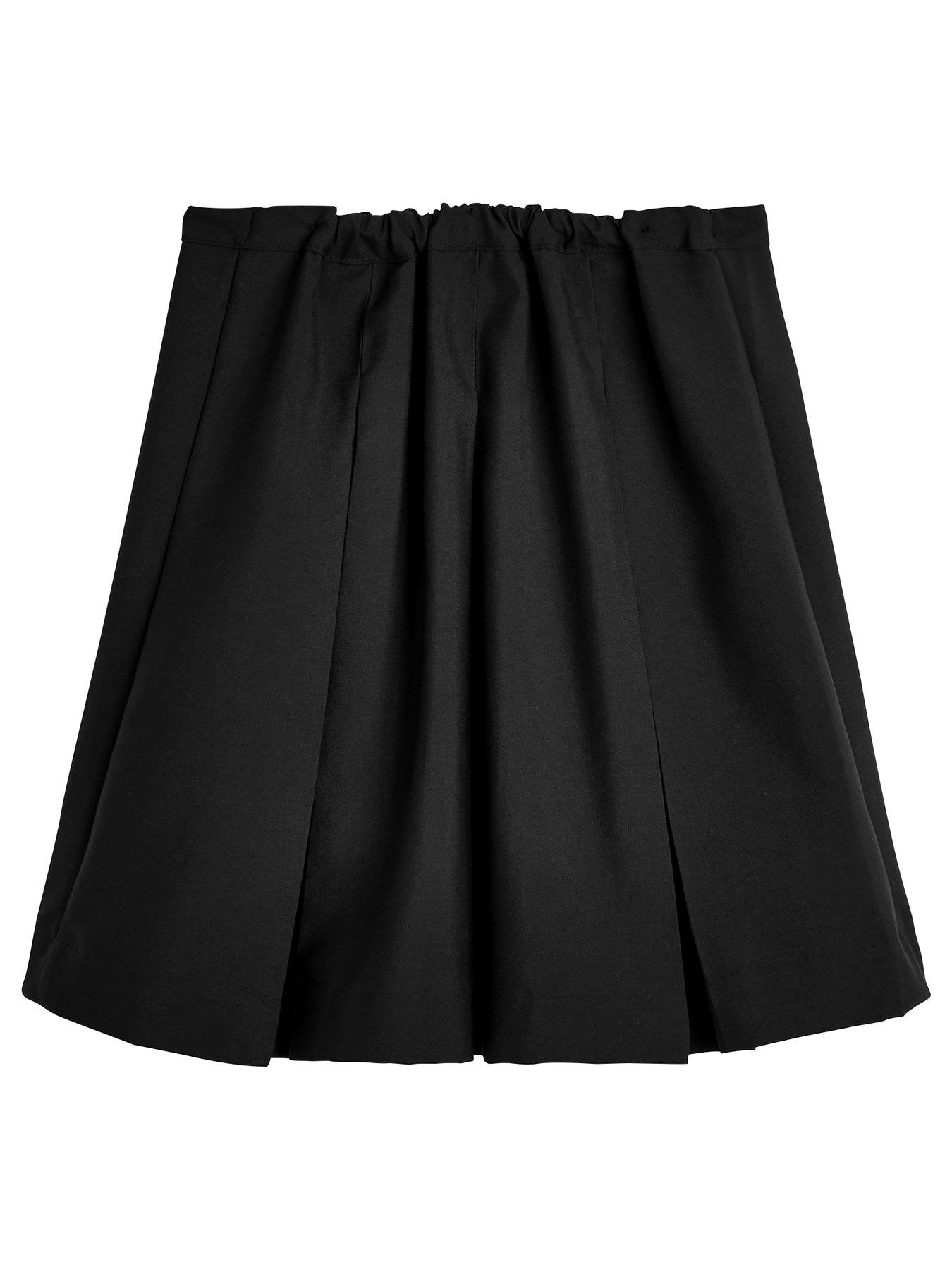 Buy Black Permanent Pleat Skirt 14 years, School skirts