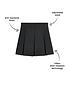  image of v-by-very-girls-2-pack-classic-pleated-water-repellentnbspschool-skirts-black