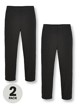 v-by-very-girls-2-pack-woven-school-trouser-regular-fitnbsp--black