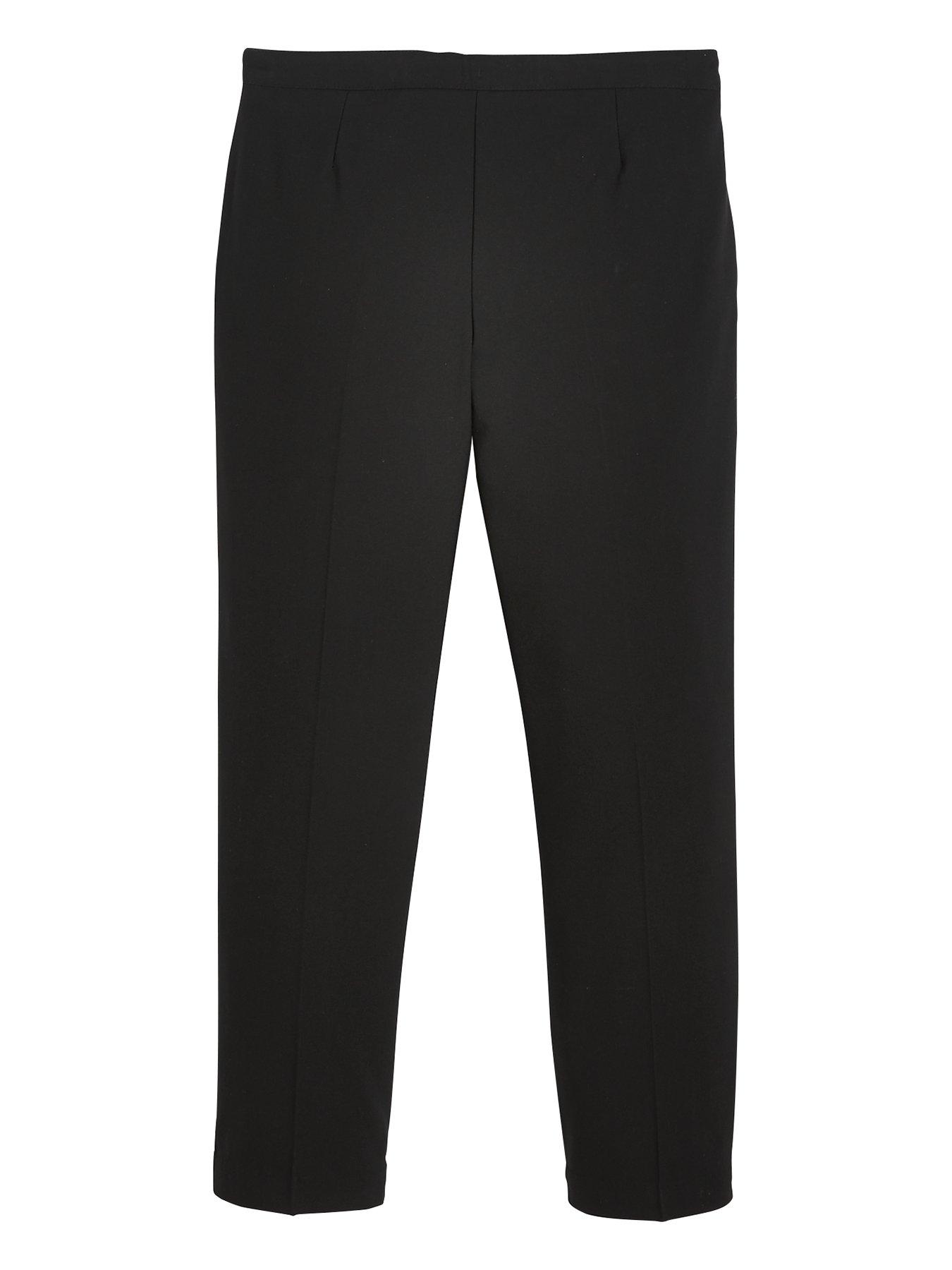 Image 2 of 4 of The Very Collection Girls 2 Pack Woven School Trouser Regular Fit&nbsp;- Black