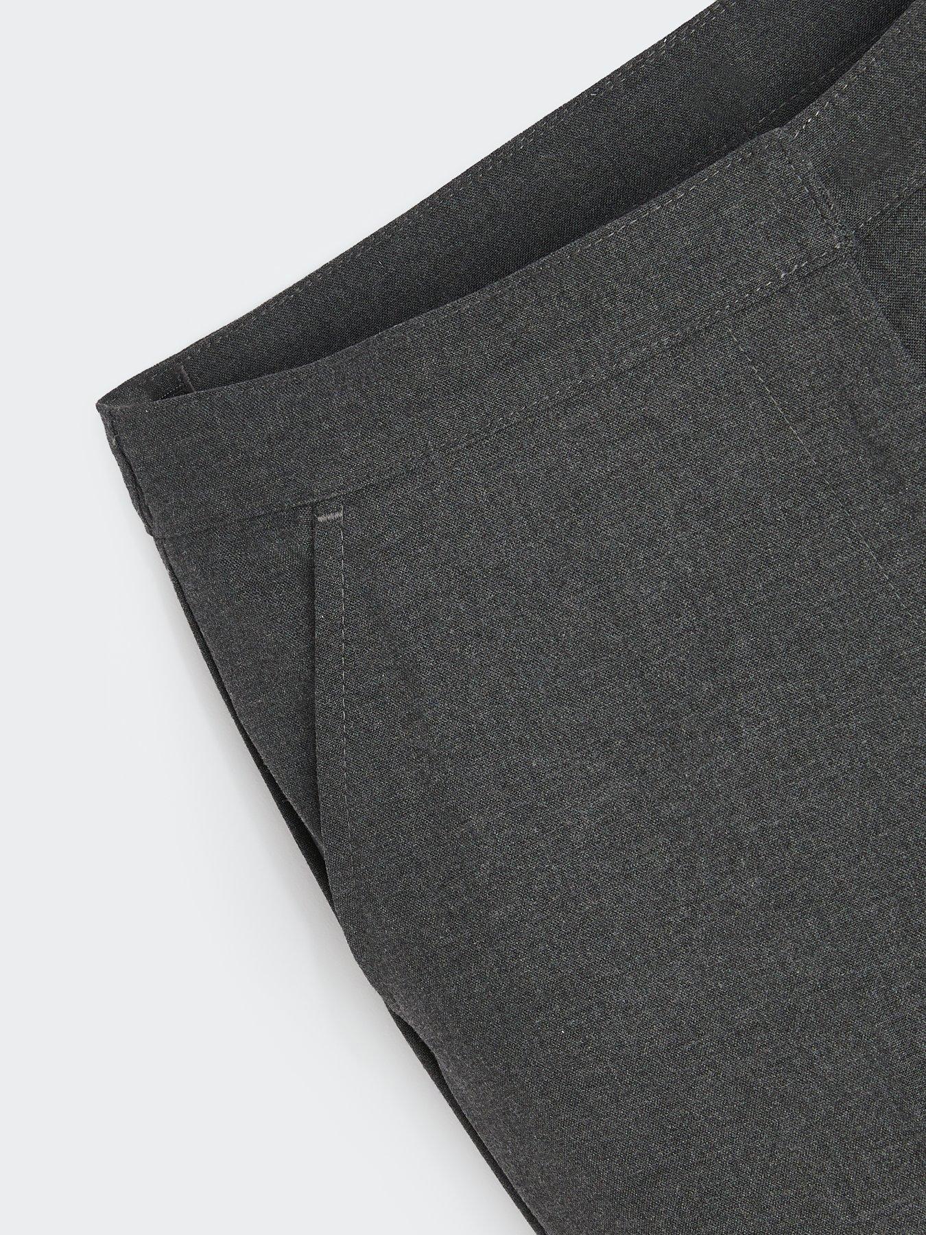 Image 5 of 6 of The Very Collection Girls 2 Pack Woven School Trouser Plus Size - Grey