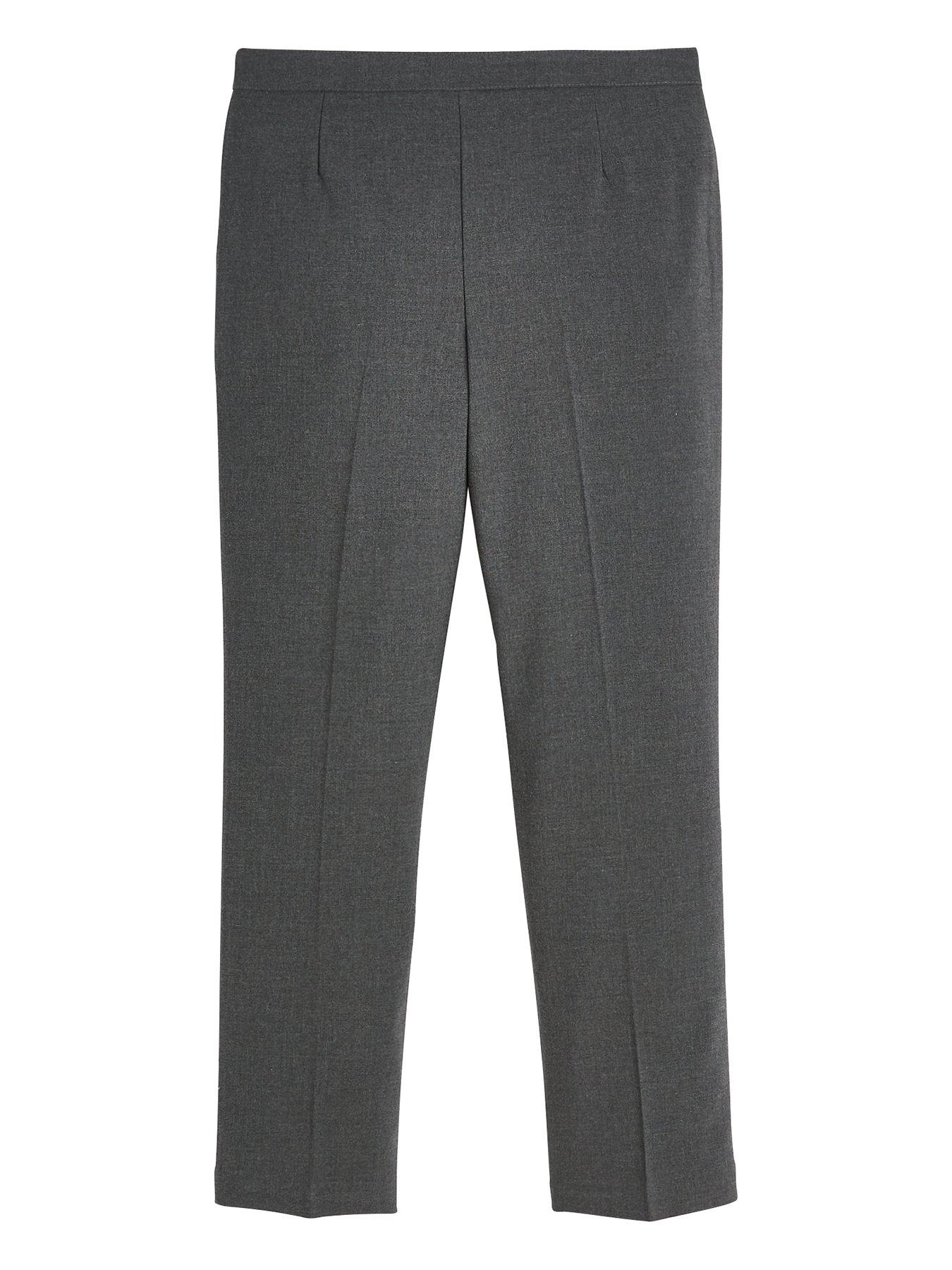 Image 2 of 5 of V by Very Girls 2 Pack Woven School Trouser Regular Fit - Grey