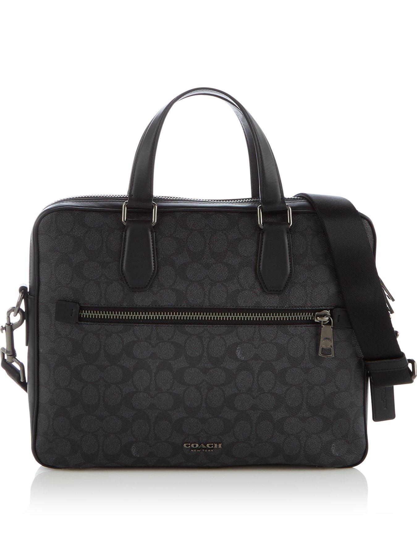 Coach Men'S Kennedy Signature Print Briefcase review