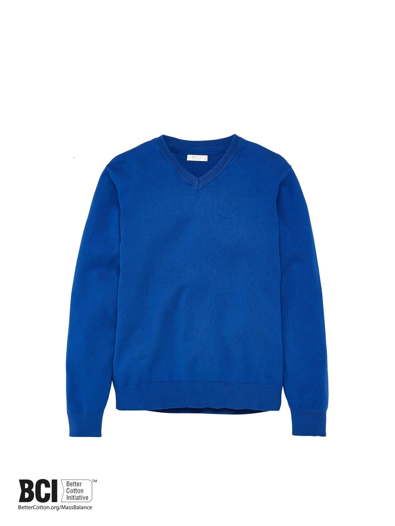 Royal blue boys school jumper sale