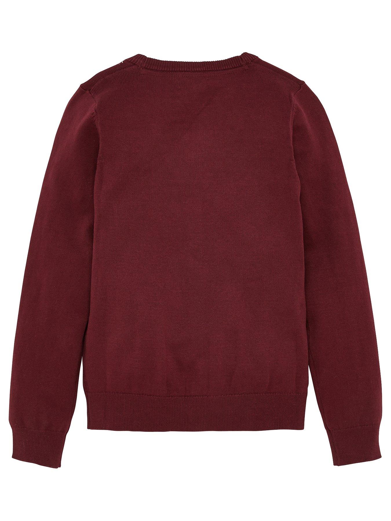 Asda burgundy school outlet cardigan