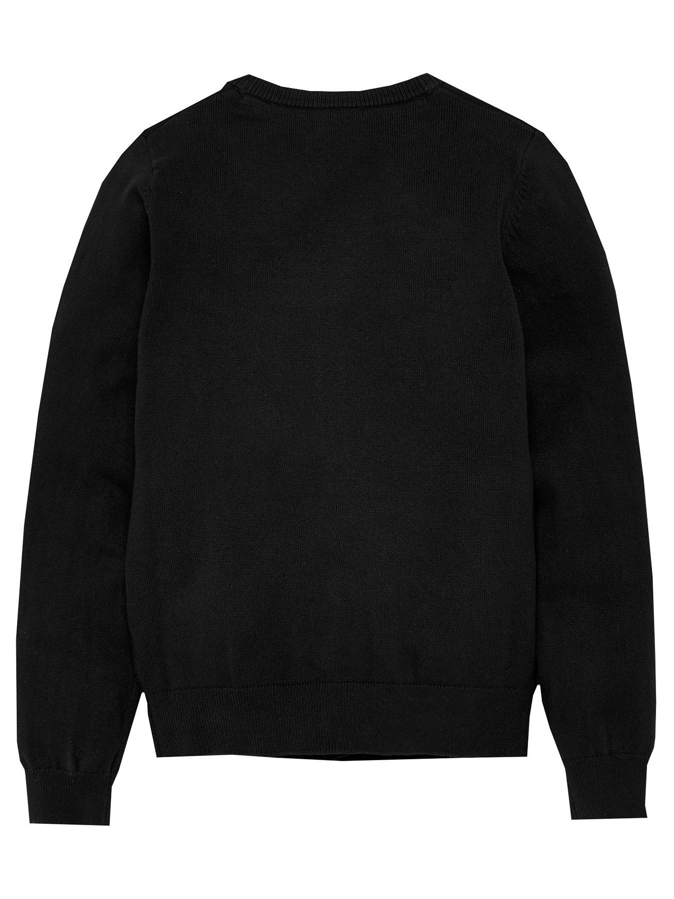 Image 3 of 6 of Everyday Girls 2 Pack School Cardigans - Black