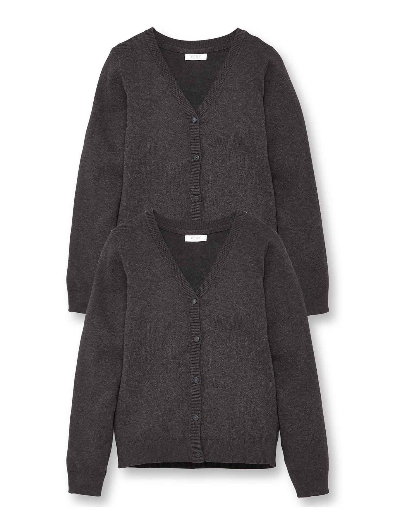 Grey girls school clearance cardigan