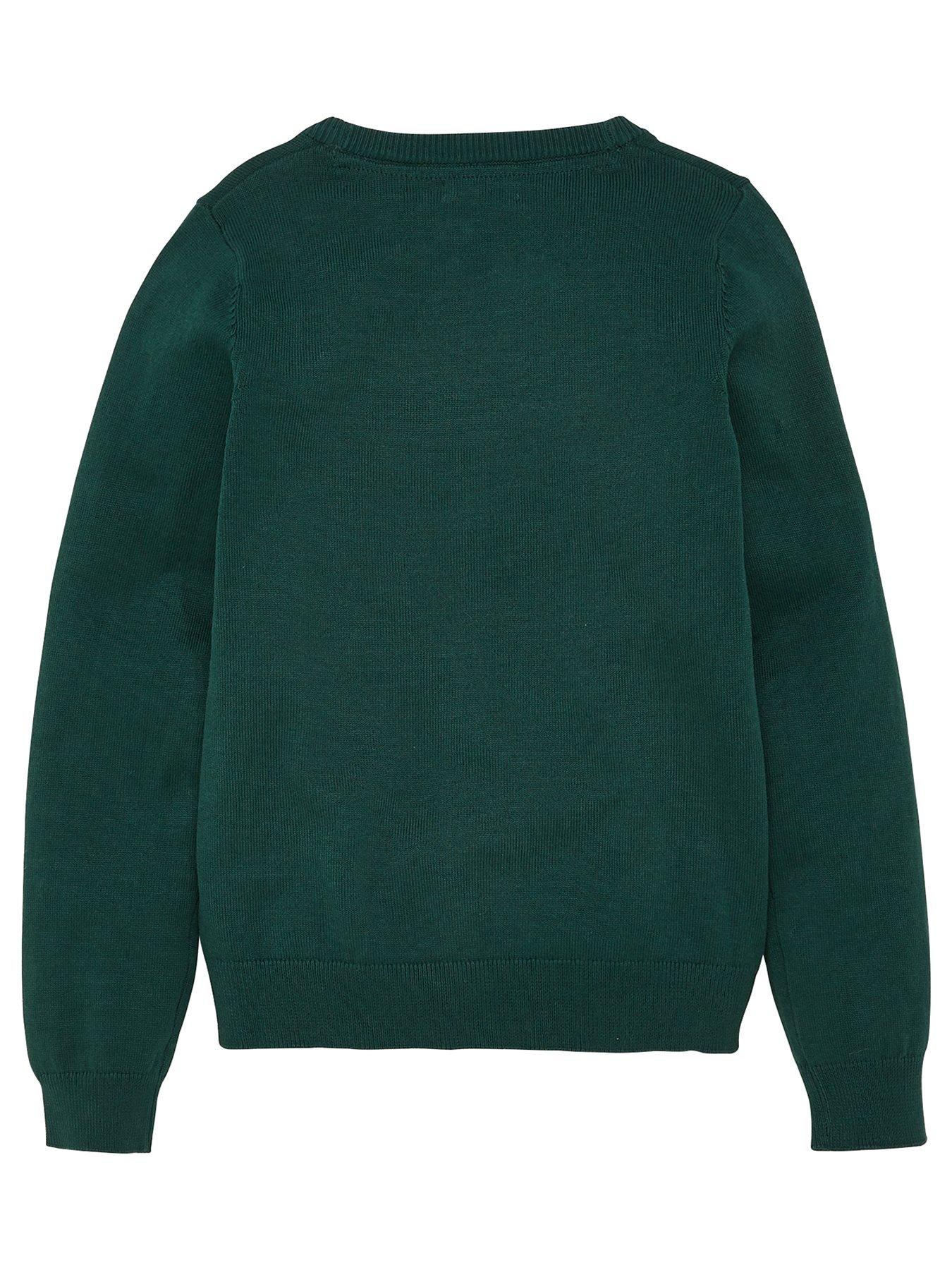 Image 3 of 6 of The Very Collection Girls 2 Pack School Cardigans - Green