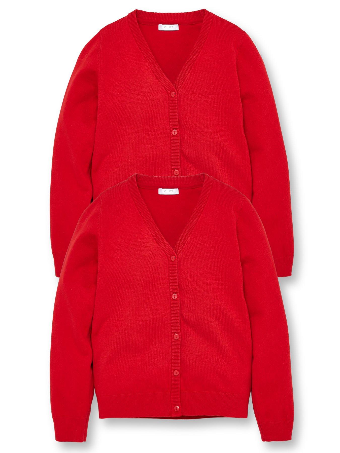 red cardigan school