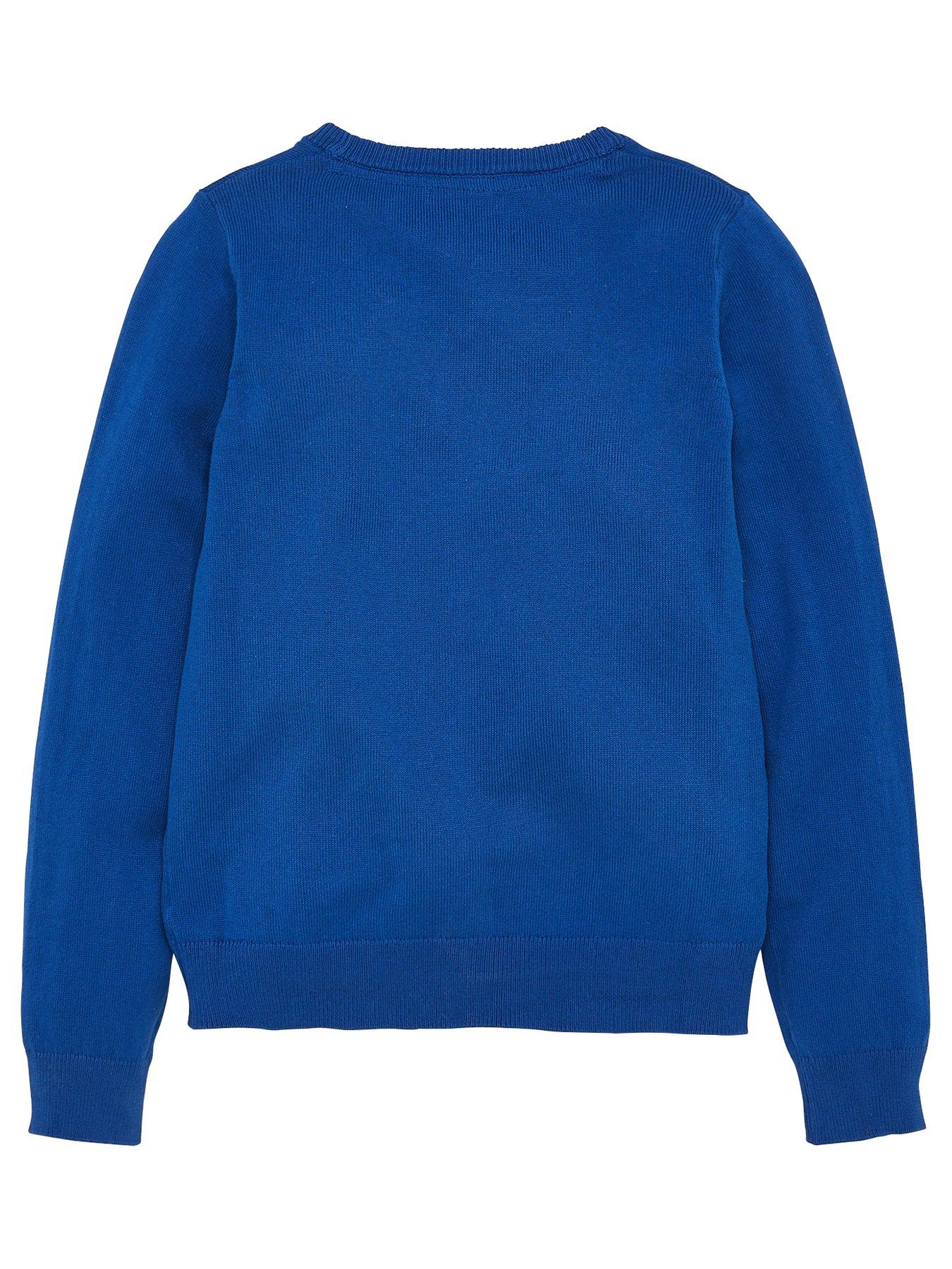 Royal blue cardigans clearance school