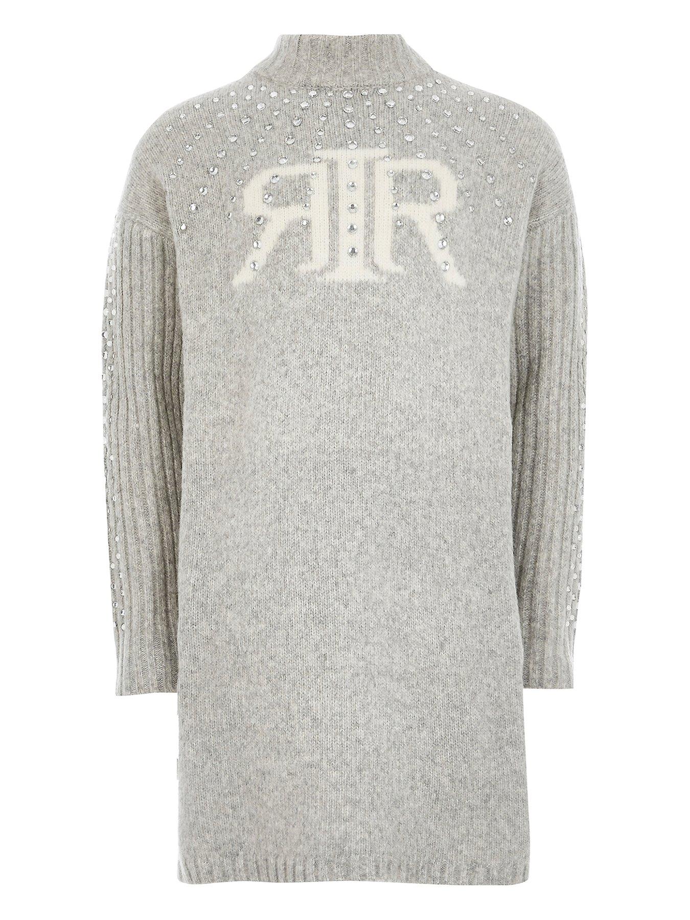 river island girls jumper dress