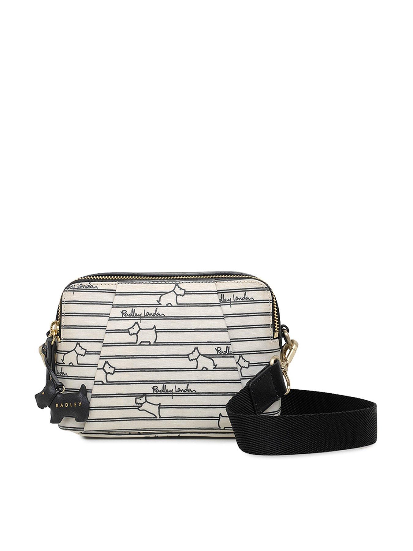 Radley Stripe Oilskin Small Zip Top Cross Body Bag review