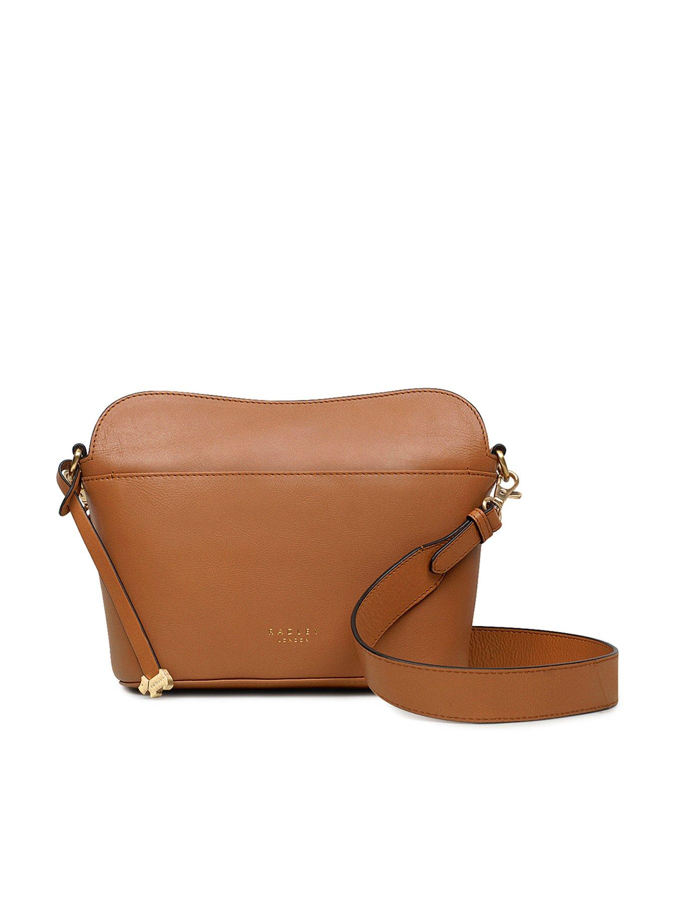 Womens Crossbody Shoulder Designer Handbag Ring Chain Small Bag REAL LEATHER UK