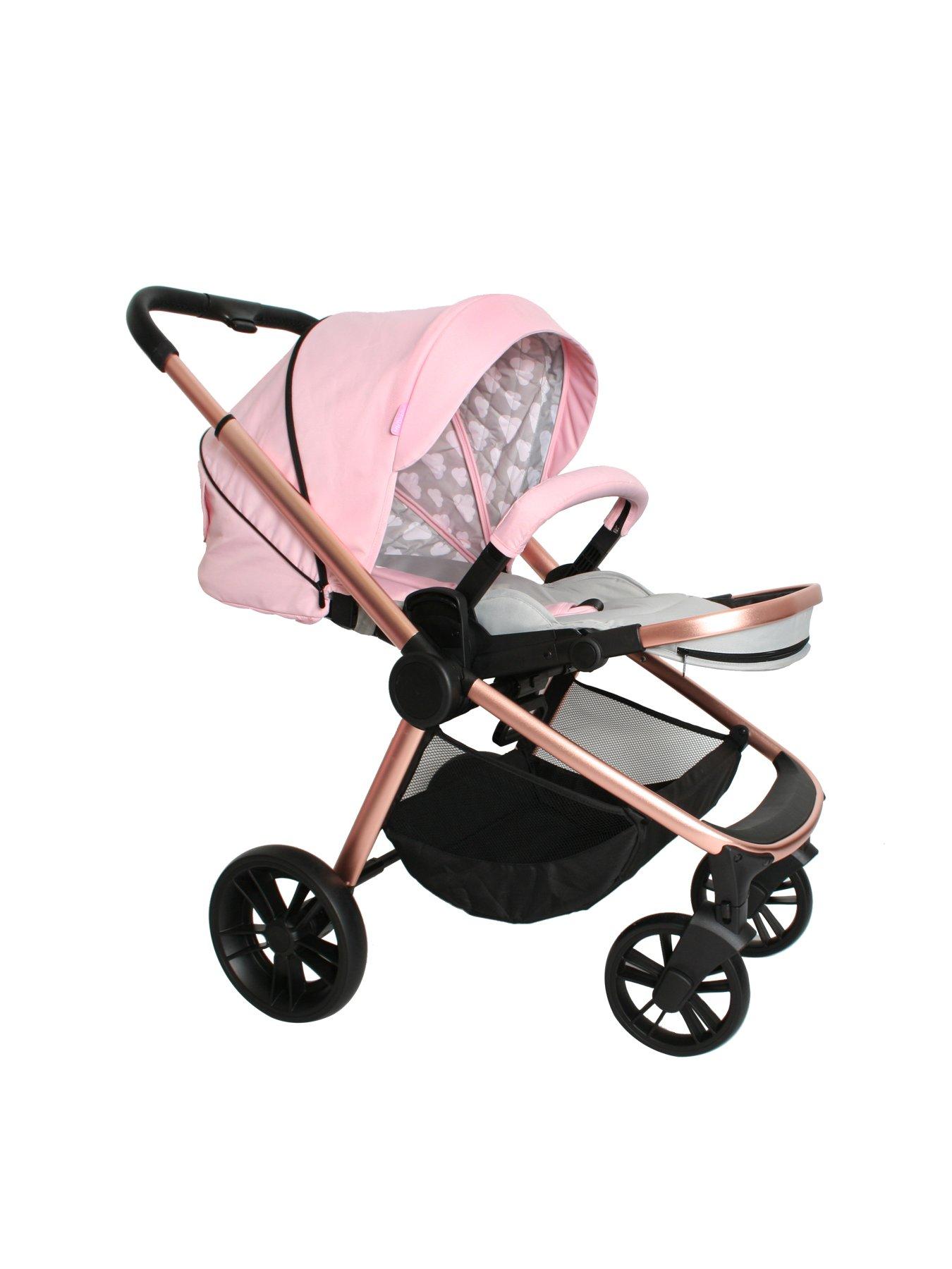 my babiie pink star pushchair