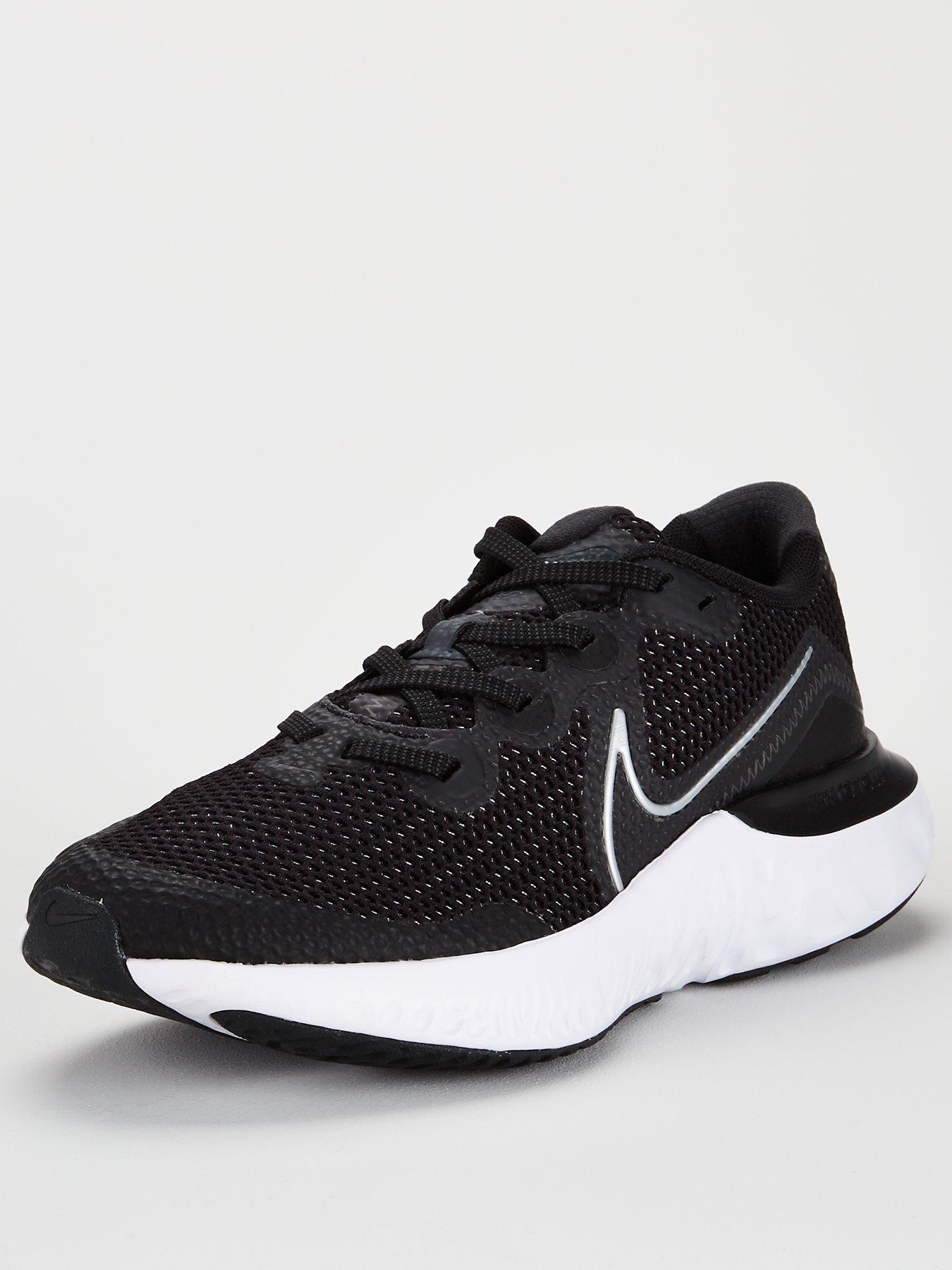nike free run junior black