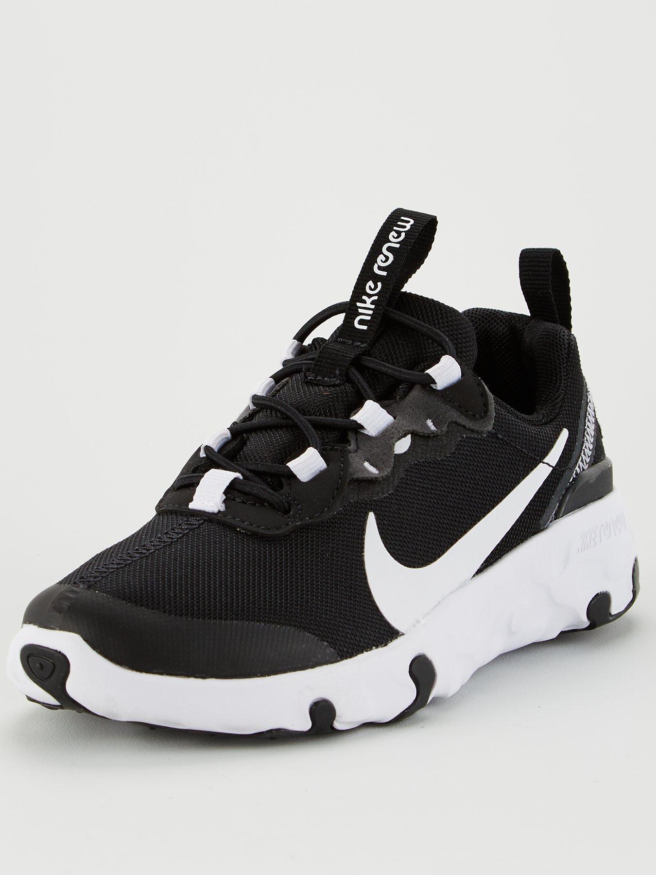 nike black childrens trainers