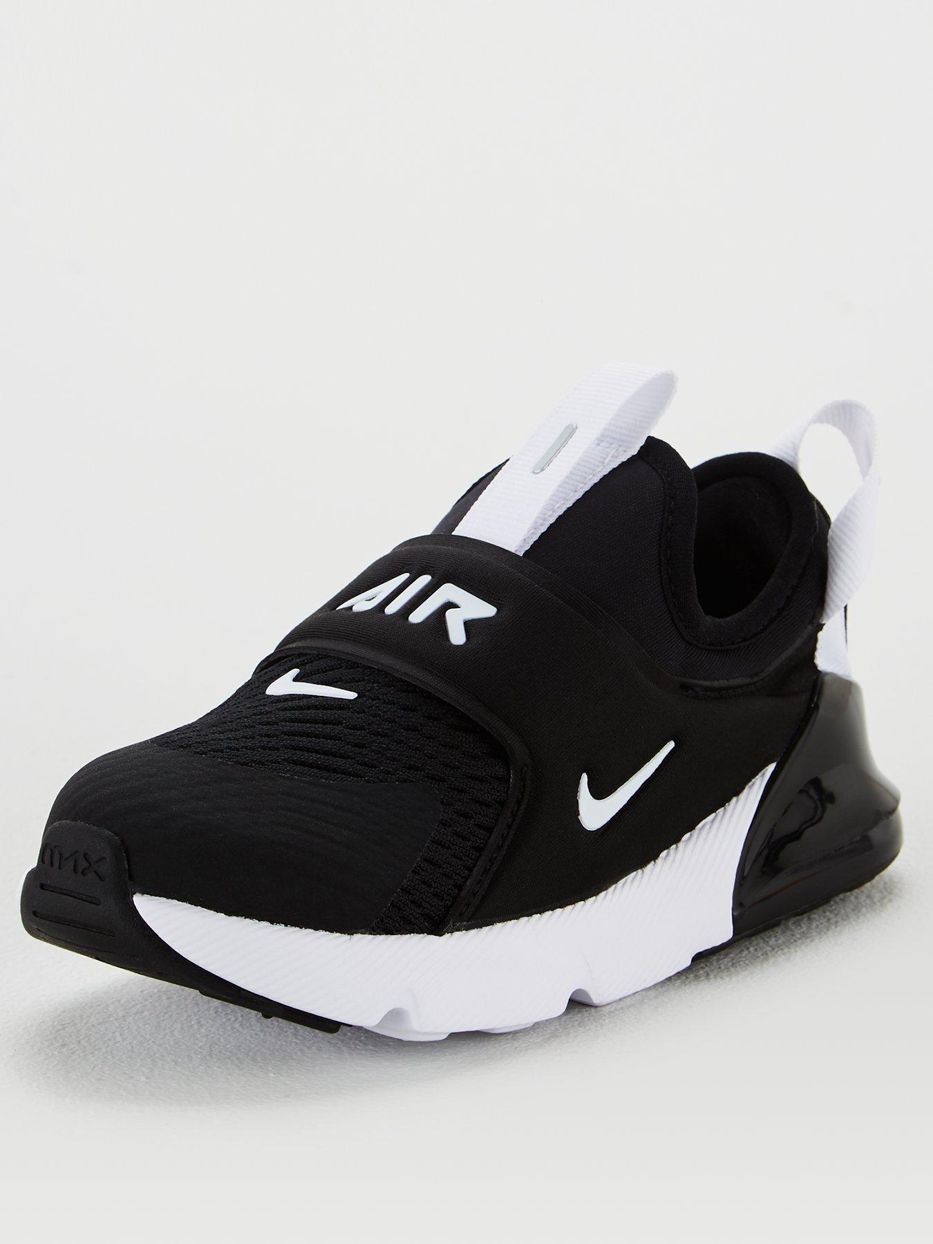 infant nike black trainers