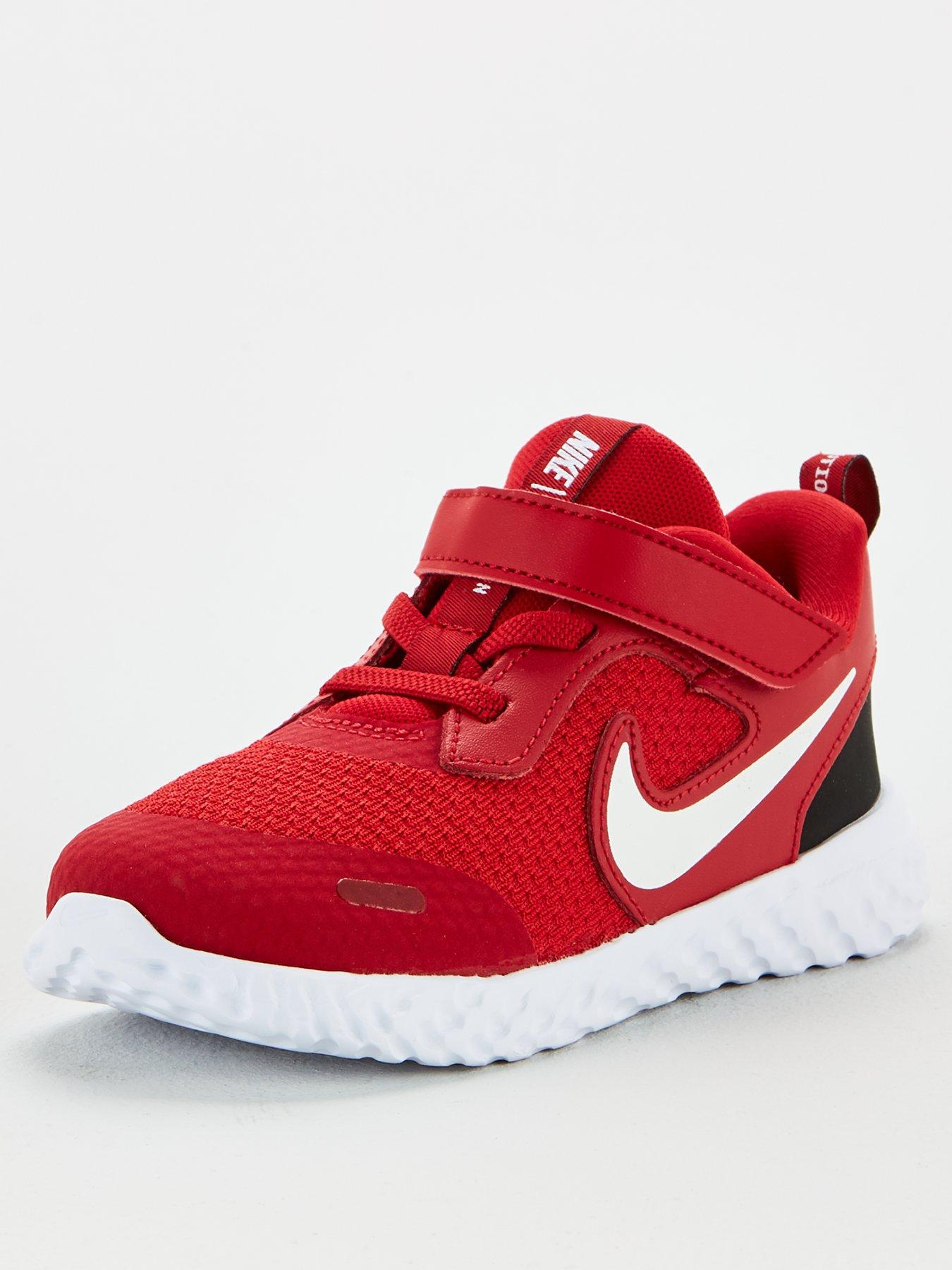 infant red trainers
