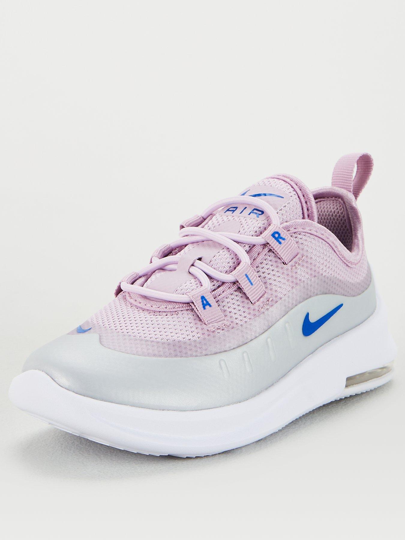 pale pink air max axis trainers