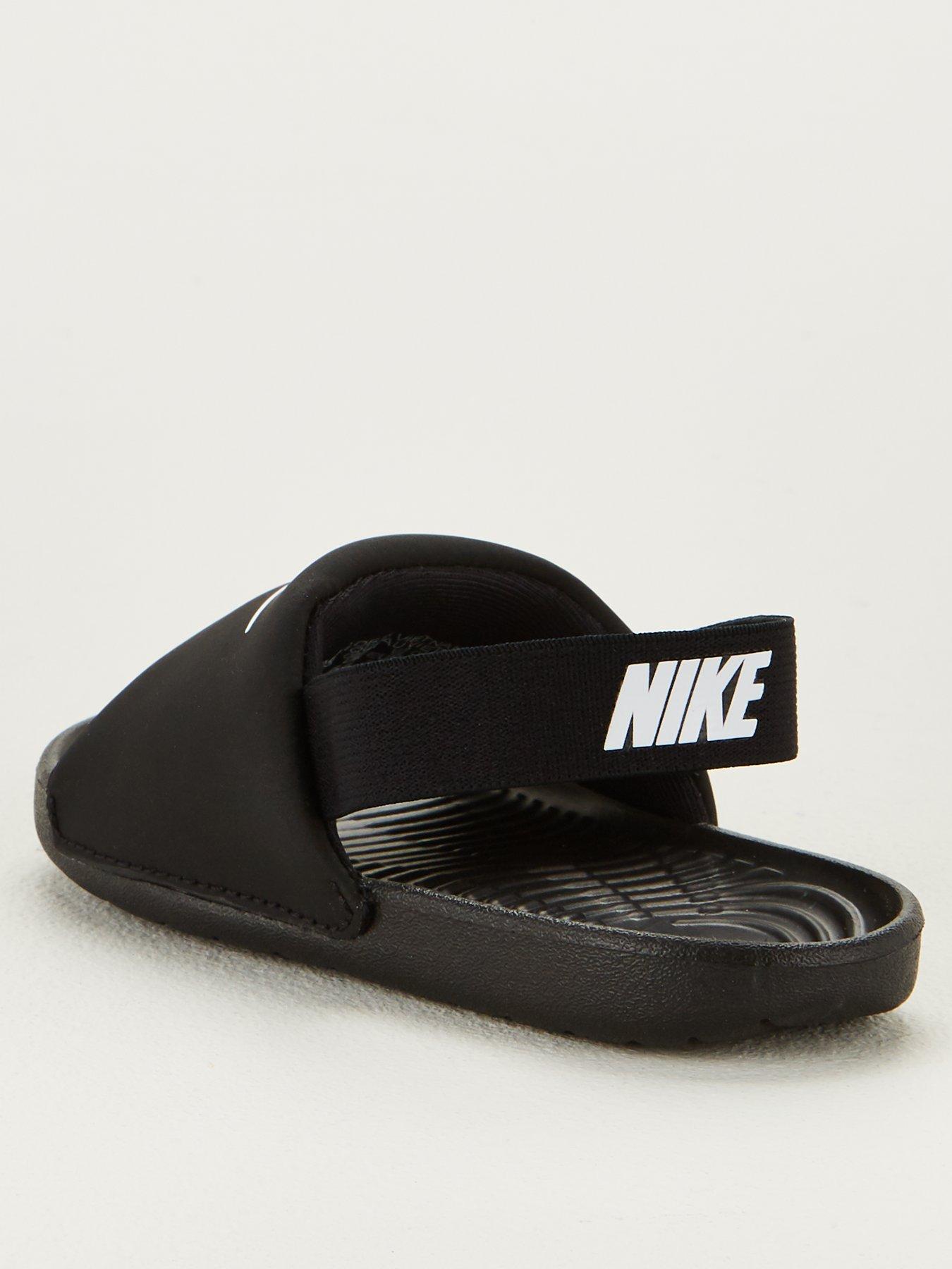 Childrens Kawa Slider Black White
