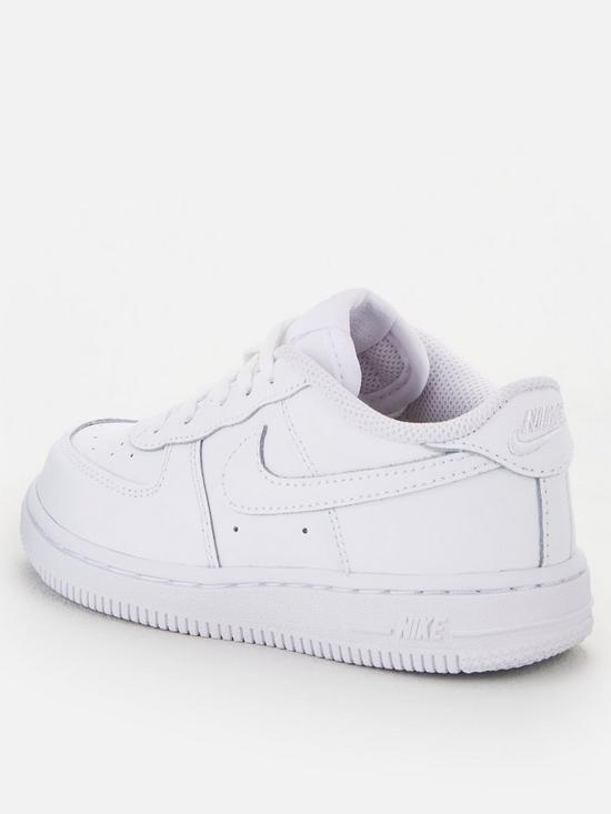 stillFront image of nike-boys-nike-force-1-06-toddler-trainers-white