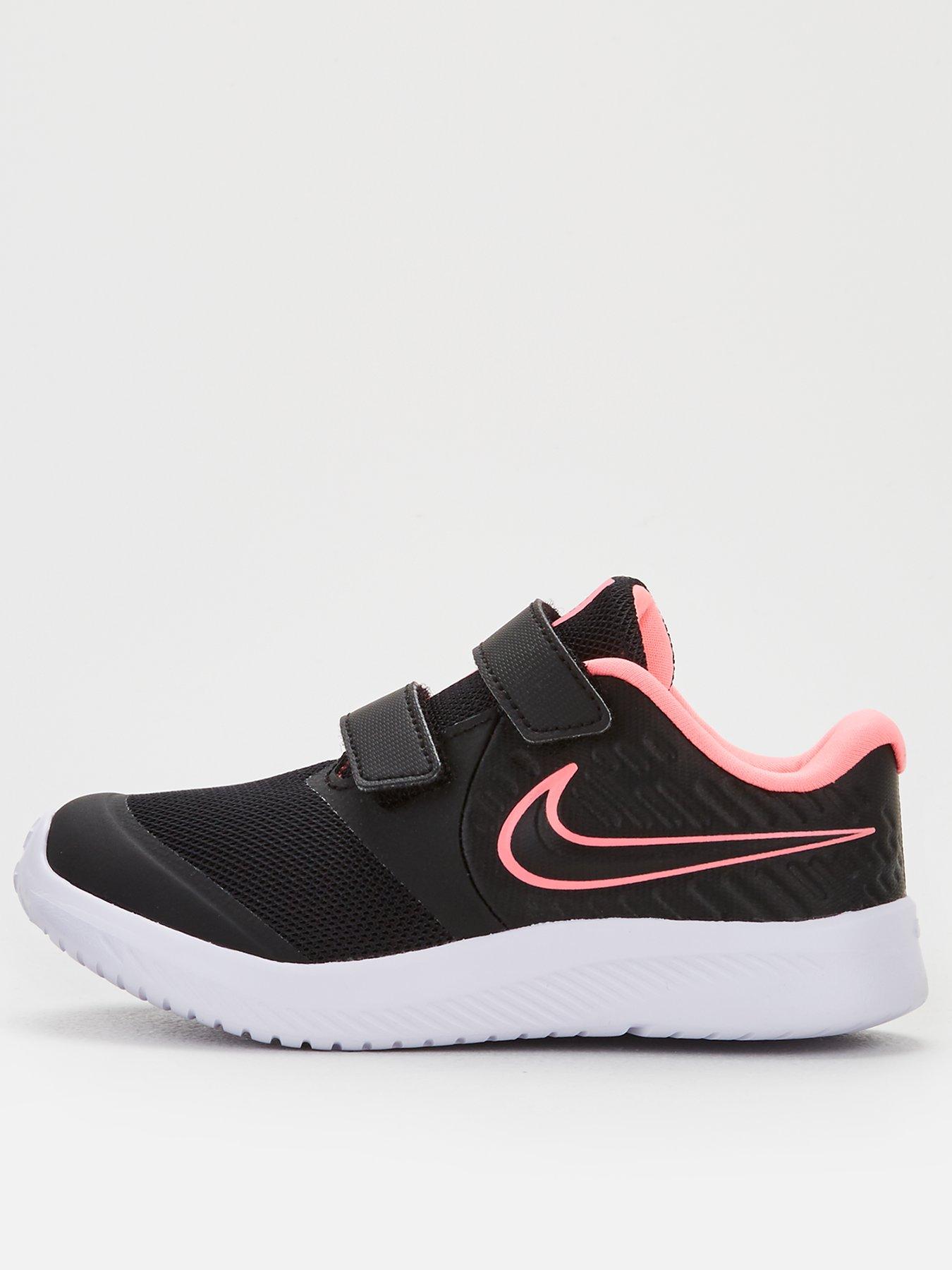 nike star runner black pink