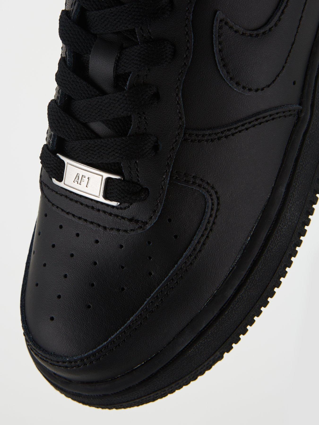 black air force 1 junior size 5