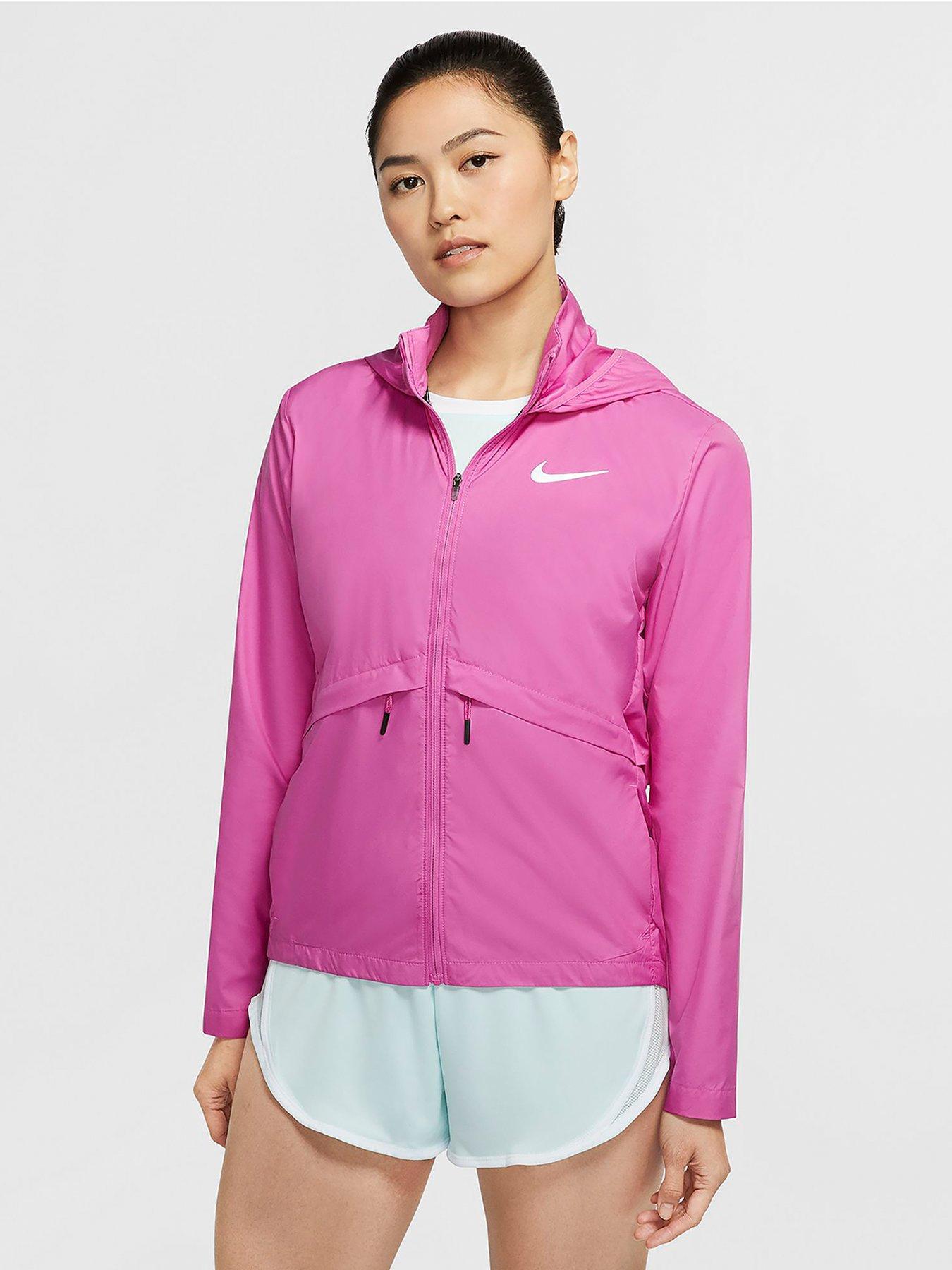 pink nike bubble coat