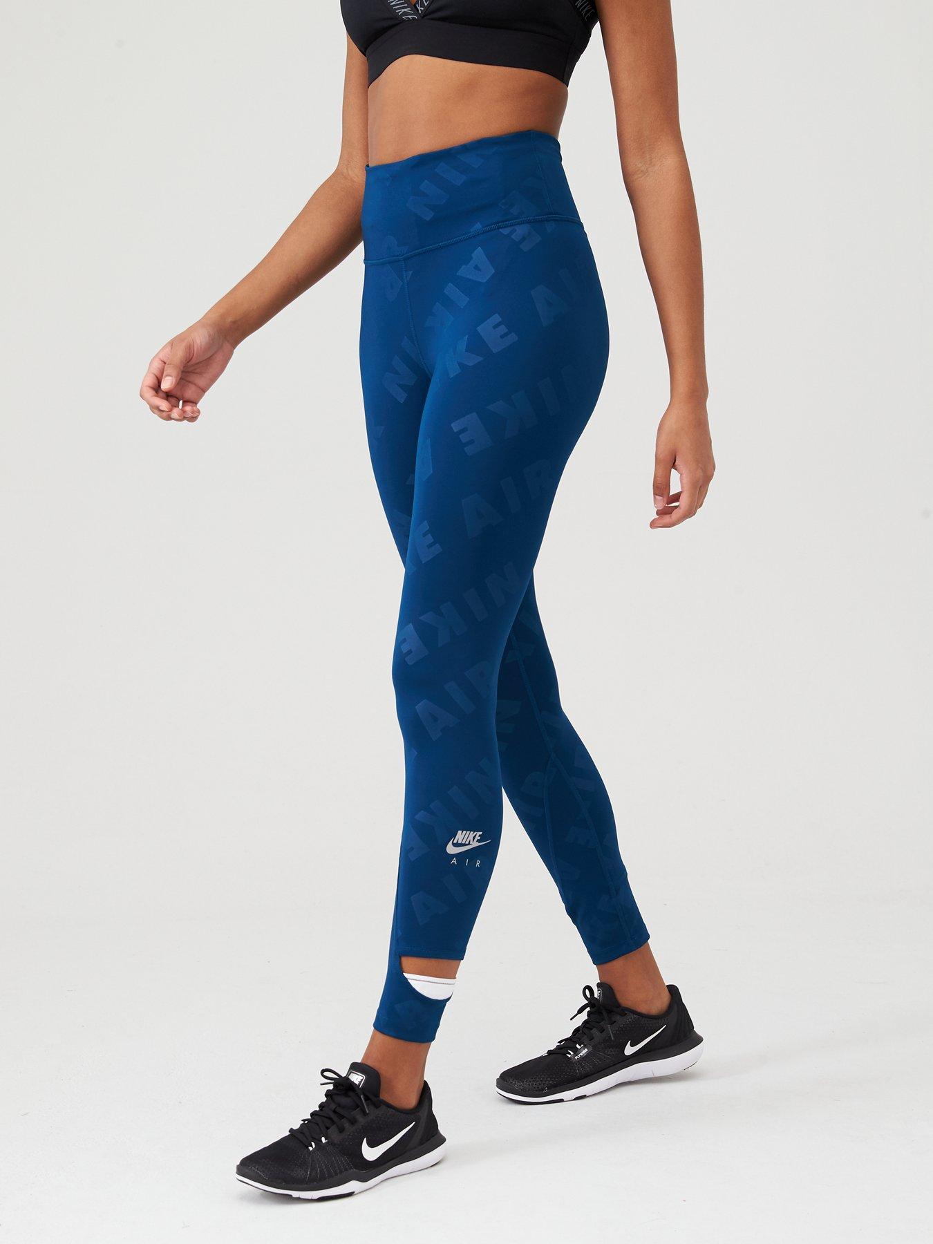 blue nike leggings