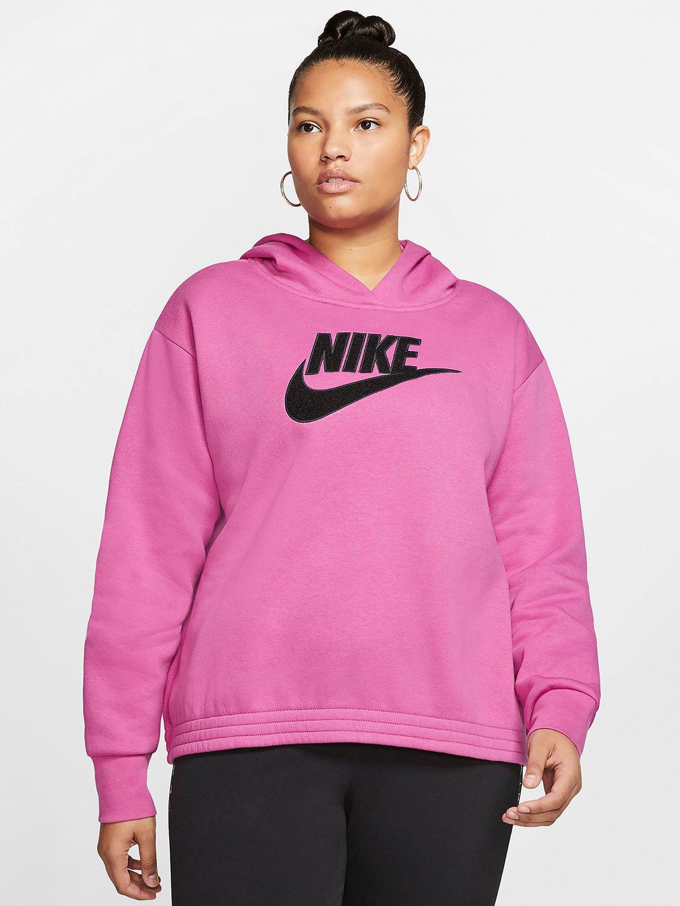 nike open back cropped sweatshirt