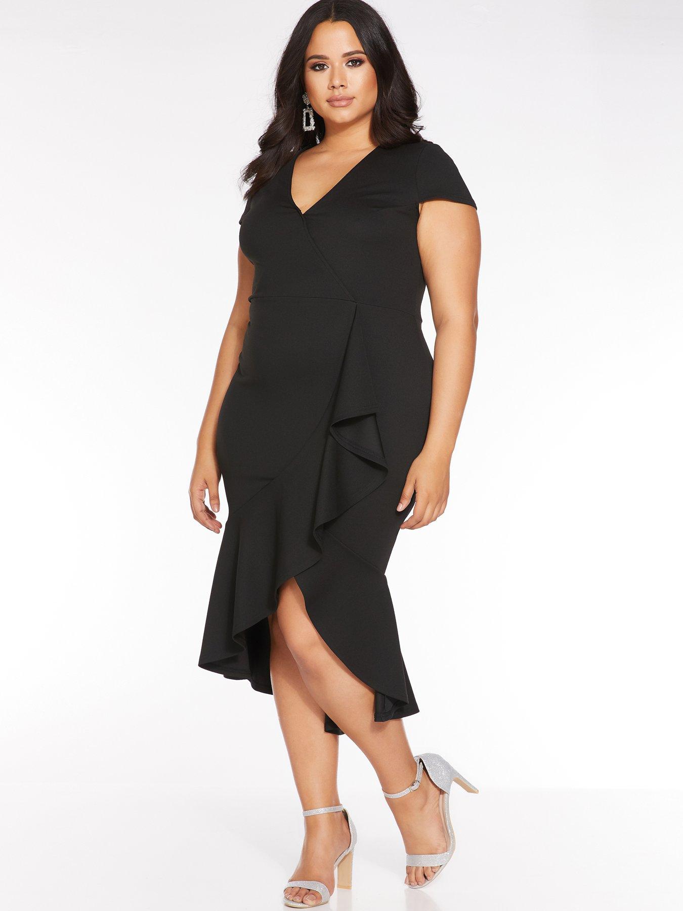 curve black dress