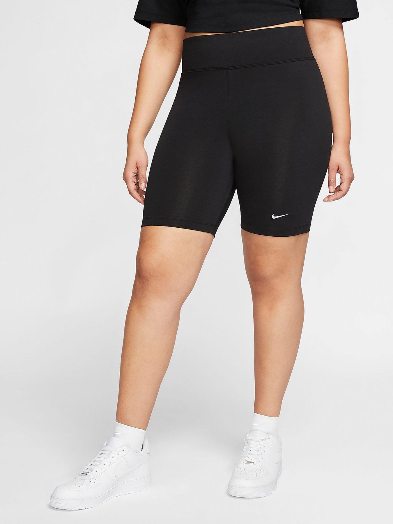 nike biker shorts leg a see