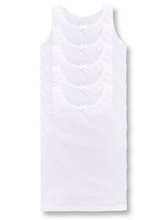 front image of everyday-girls-5-packnbspsleeveless-school-vests-white
