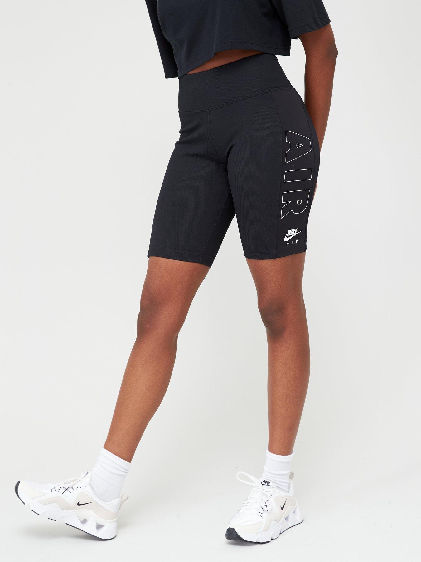 nike black bike shorts