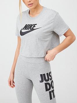 nike-nsw-essential-futura-crop-tee-dark-grey-heathernbsp nike-nsw-essential-futura-crop-tee-dark-grey-heathernbsp