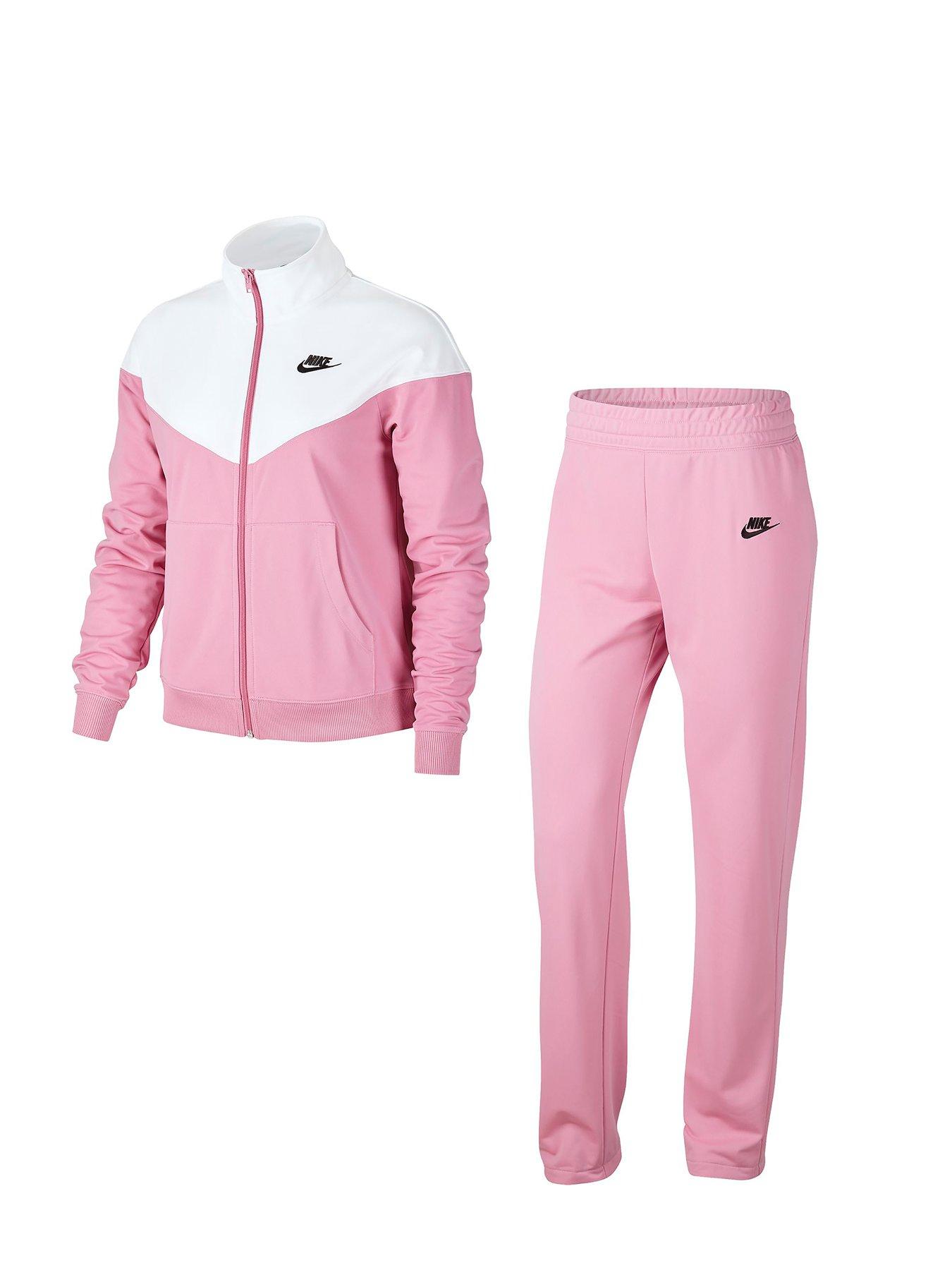 pink nike tracksuit