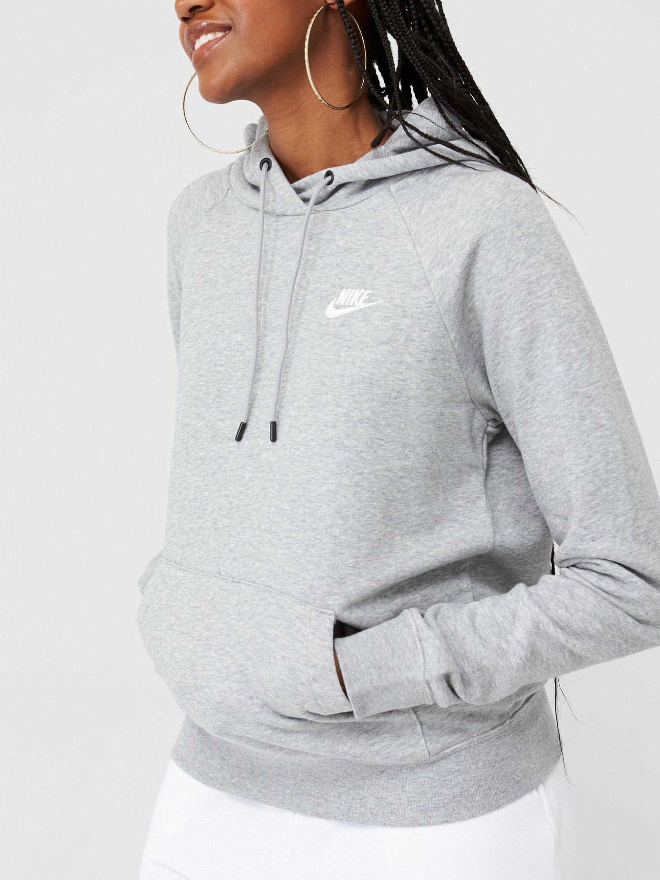 nike nsw grey hoodie