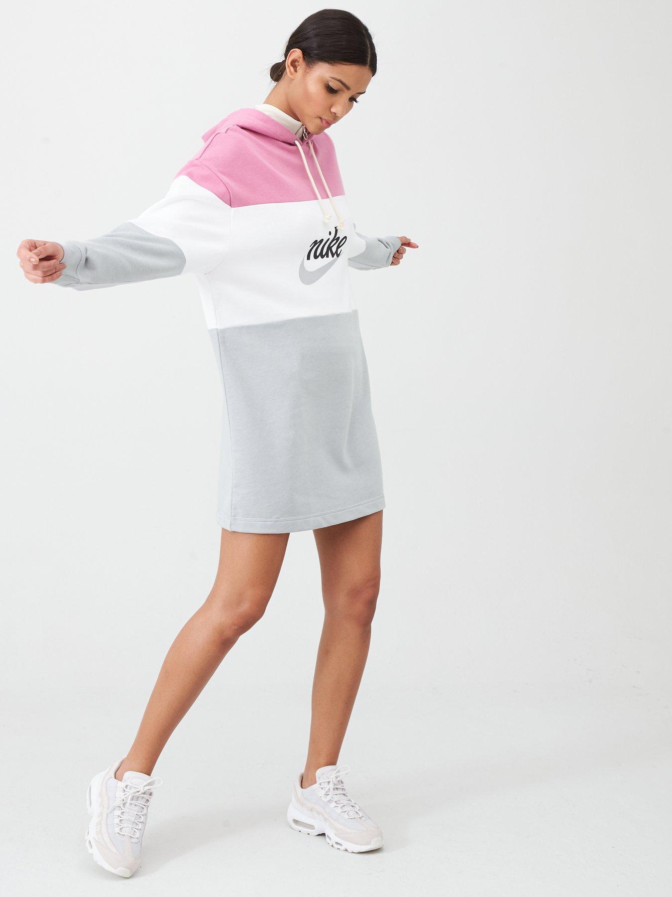 nike varsity sweatshirt dress