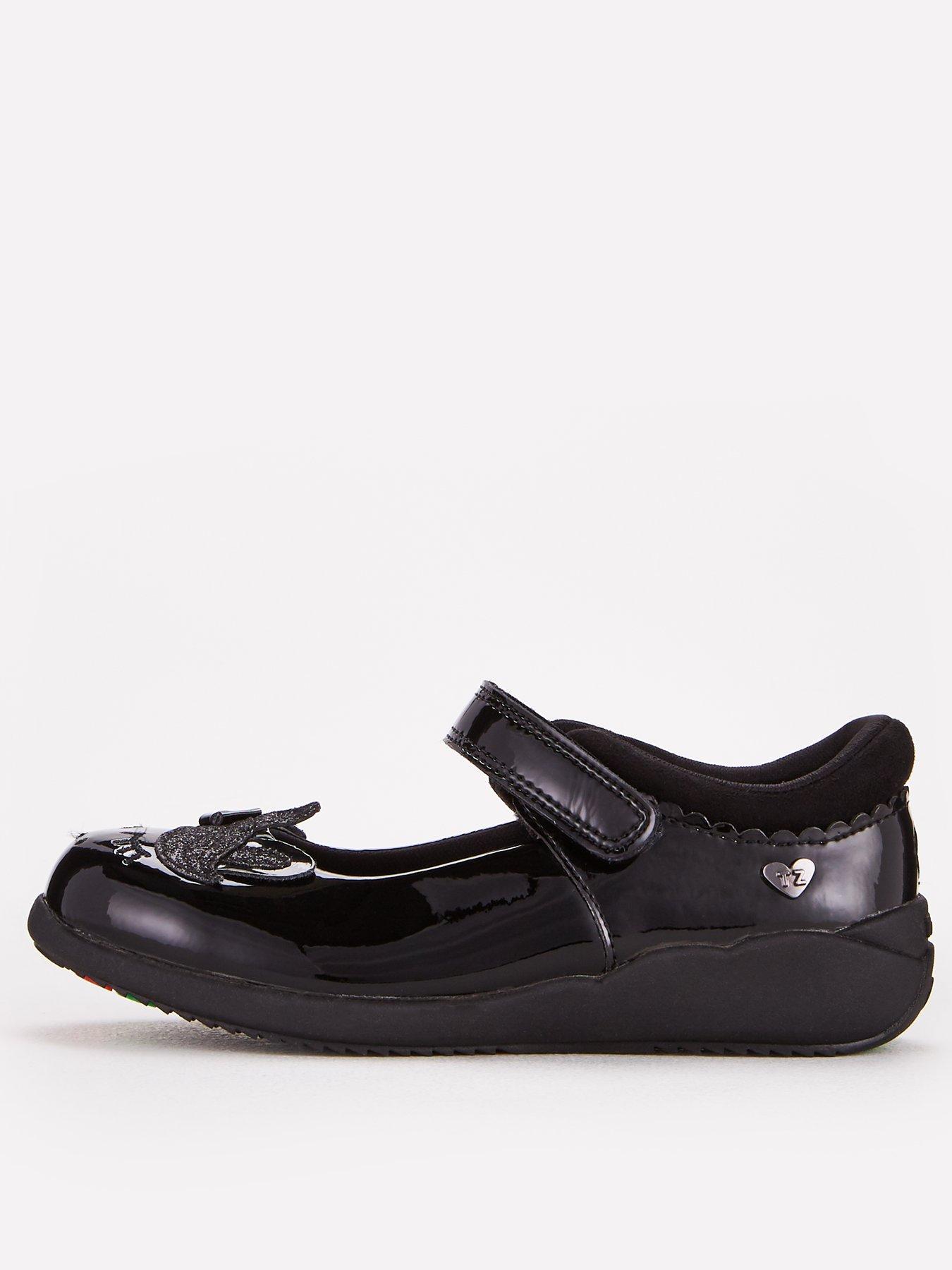 Black unicorn school store shoes