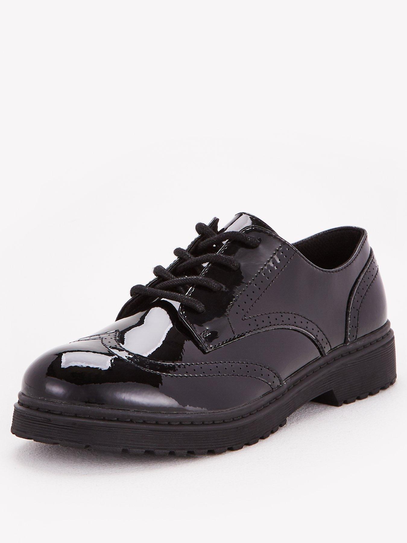 V By Very Toezone At V By Very Older Girls Brogue Patent Leather School Shoe review