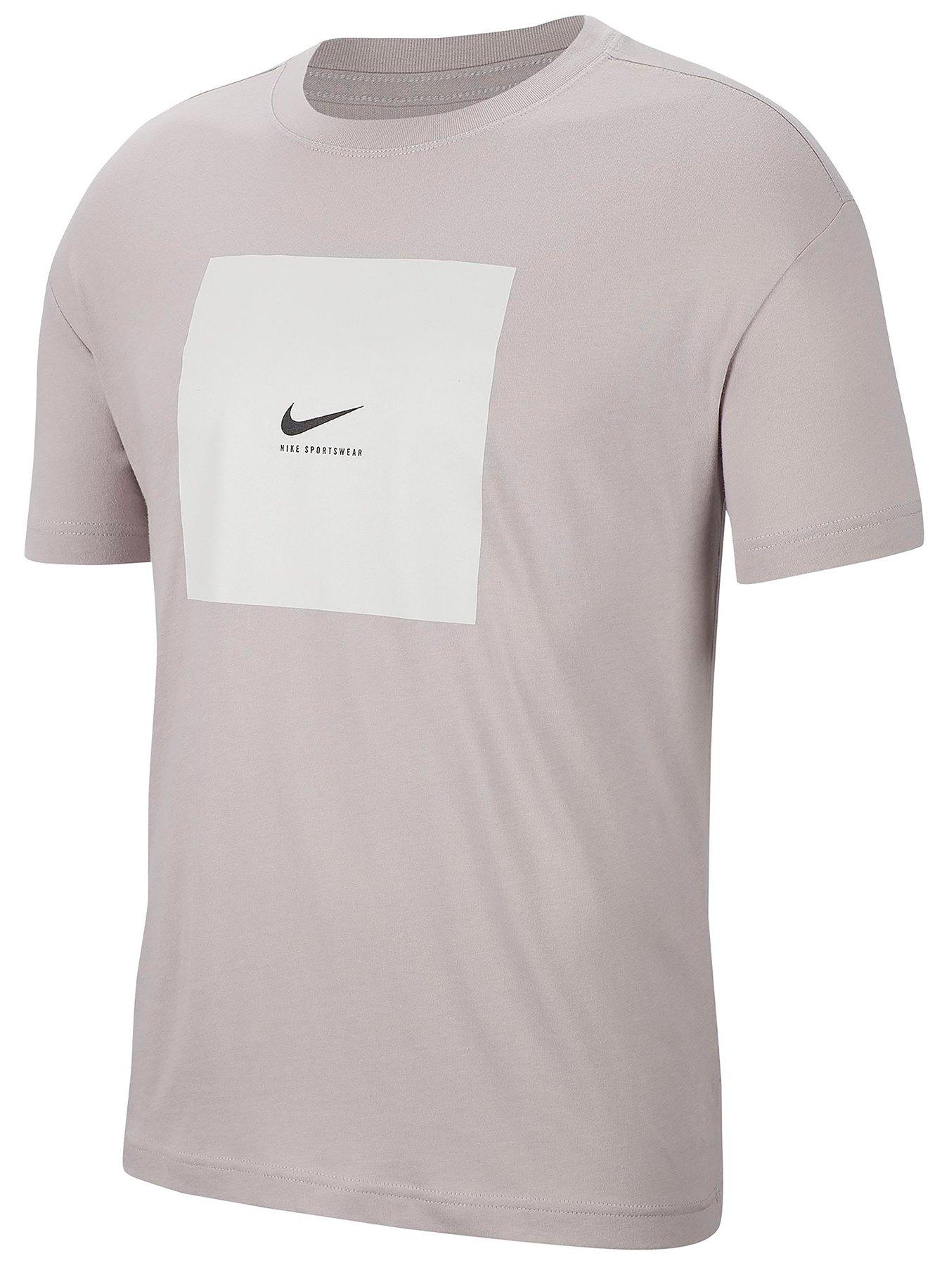 Nike NSW Oversized Lux T-Shirt - Lilac | very.co.uk