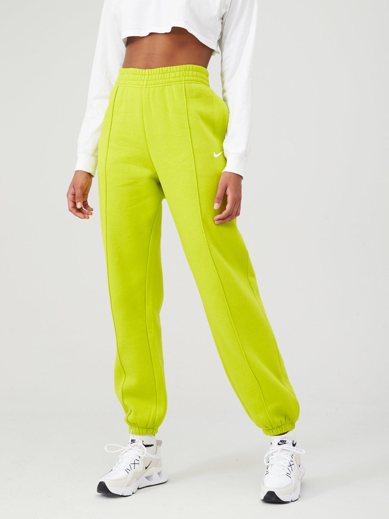 neon nike joggers