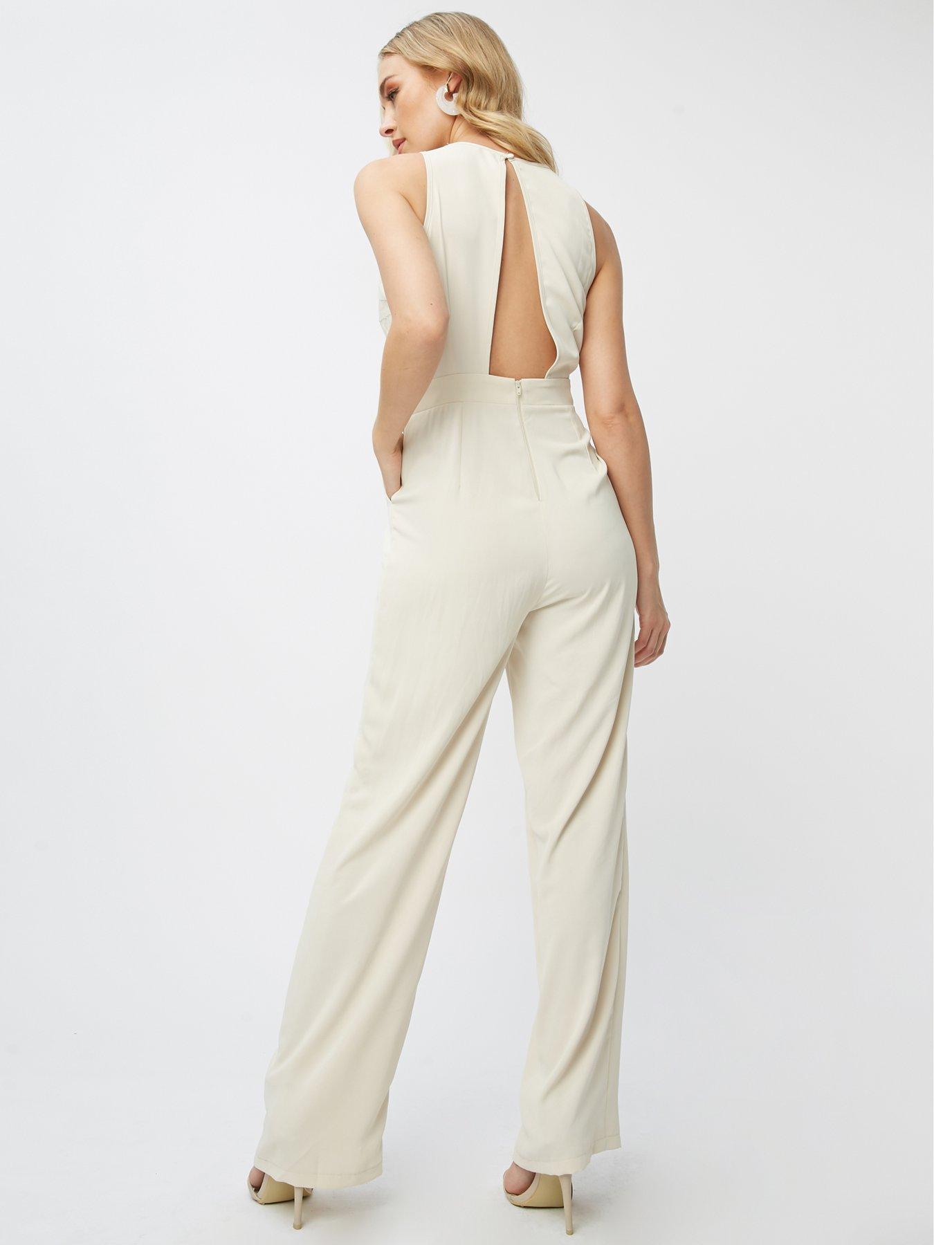 petite pleated jumpsuit