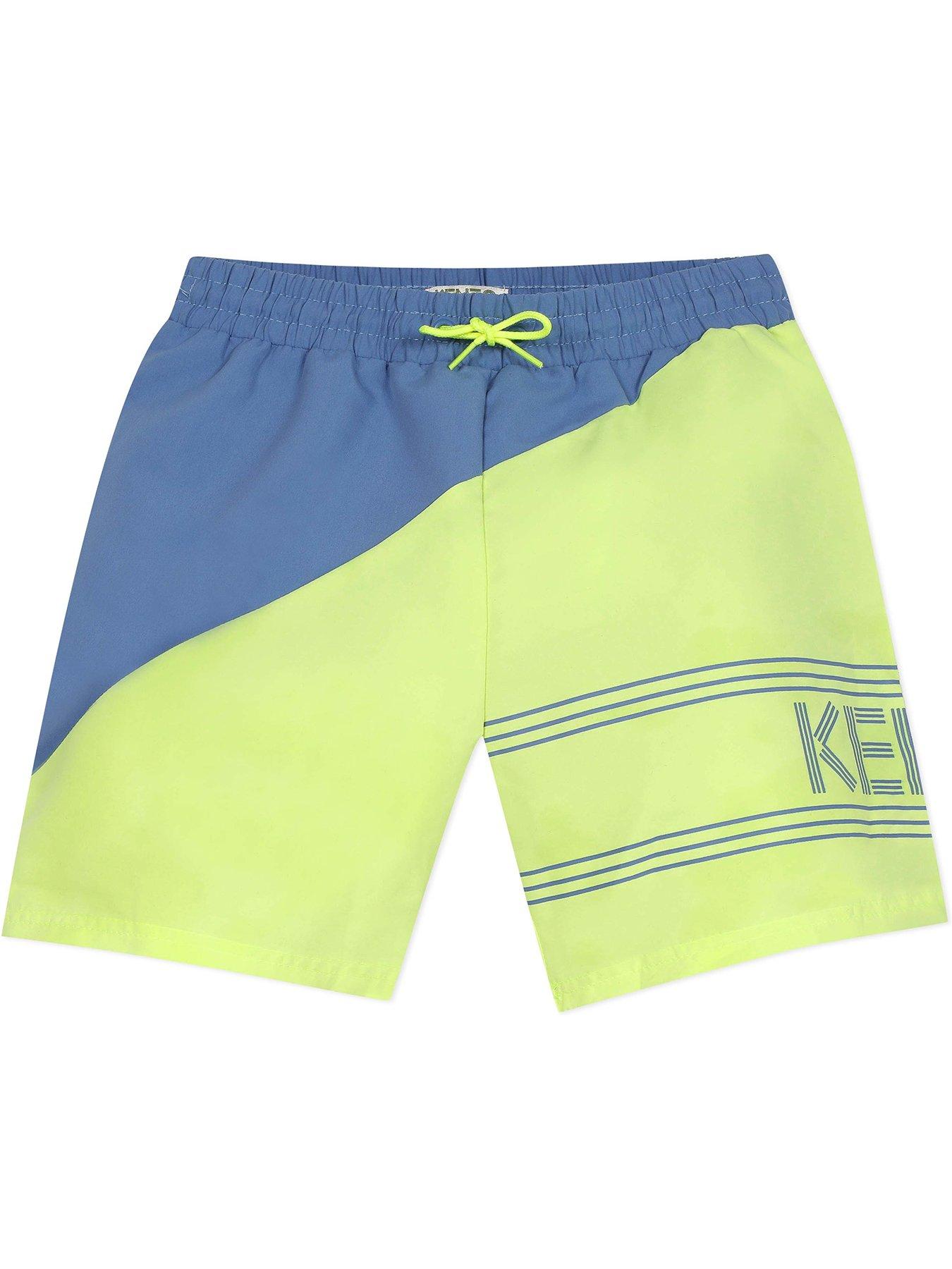 boys yellow swim shorts