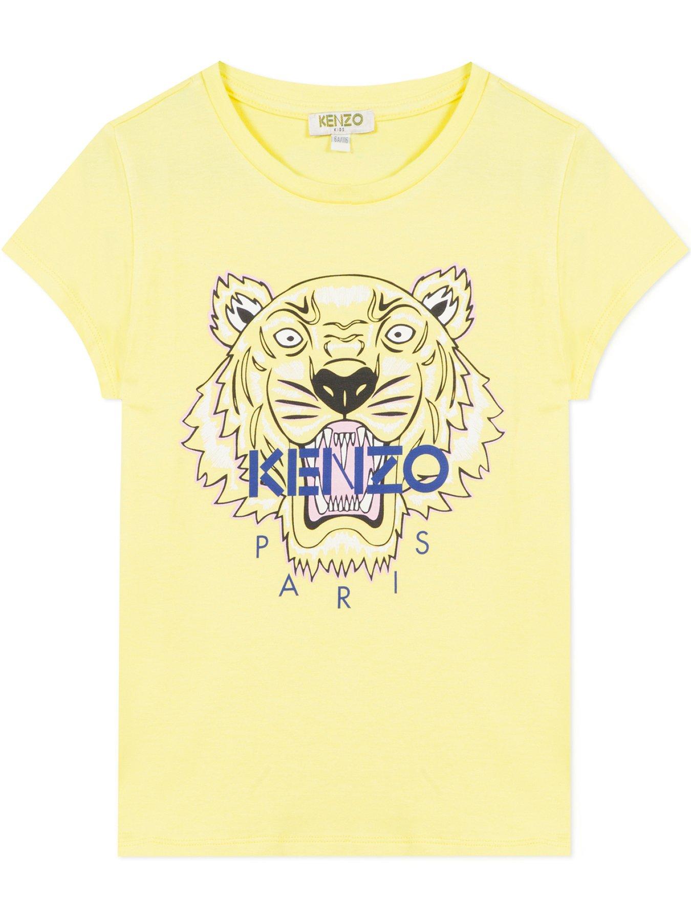 kenzo yellow t shirt