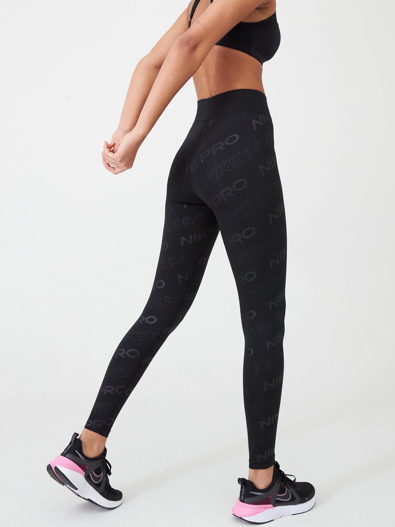 nike training all over print tights