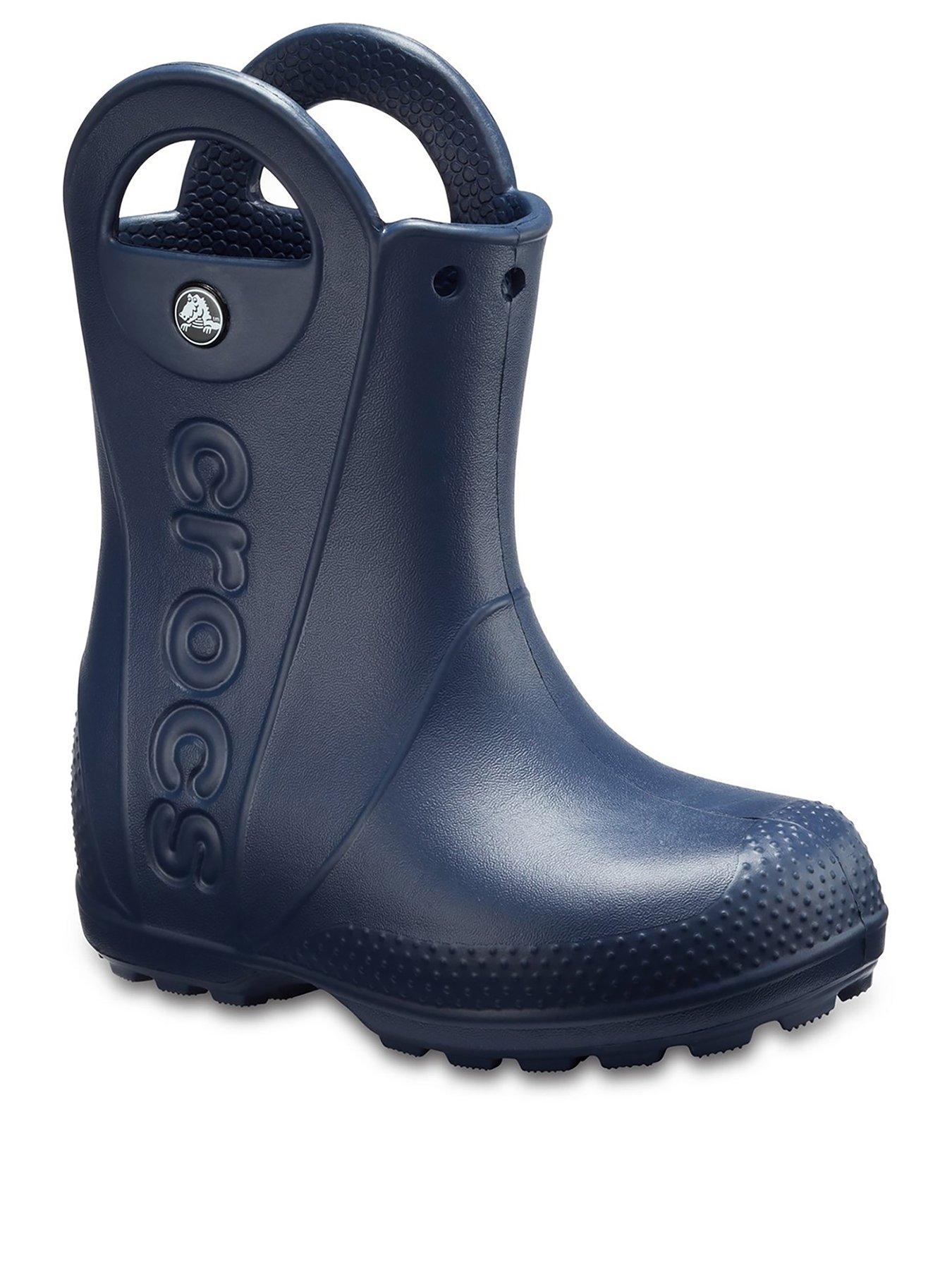 croc boots with holes