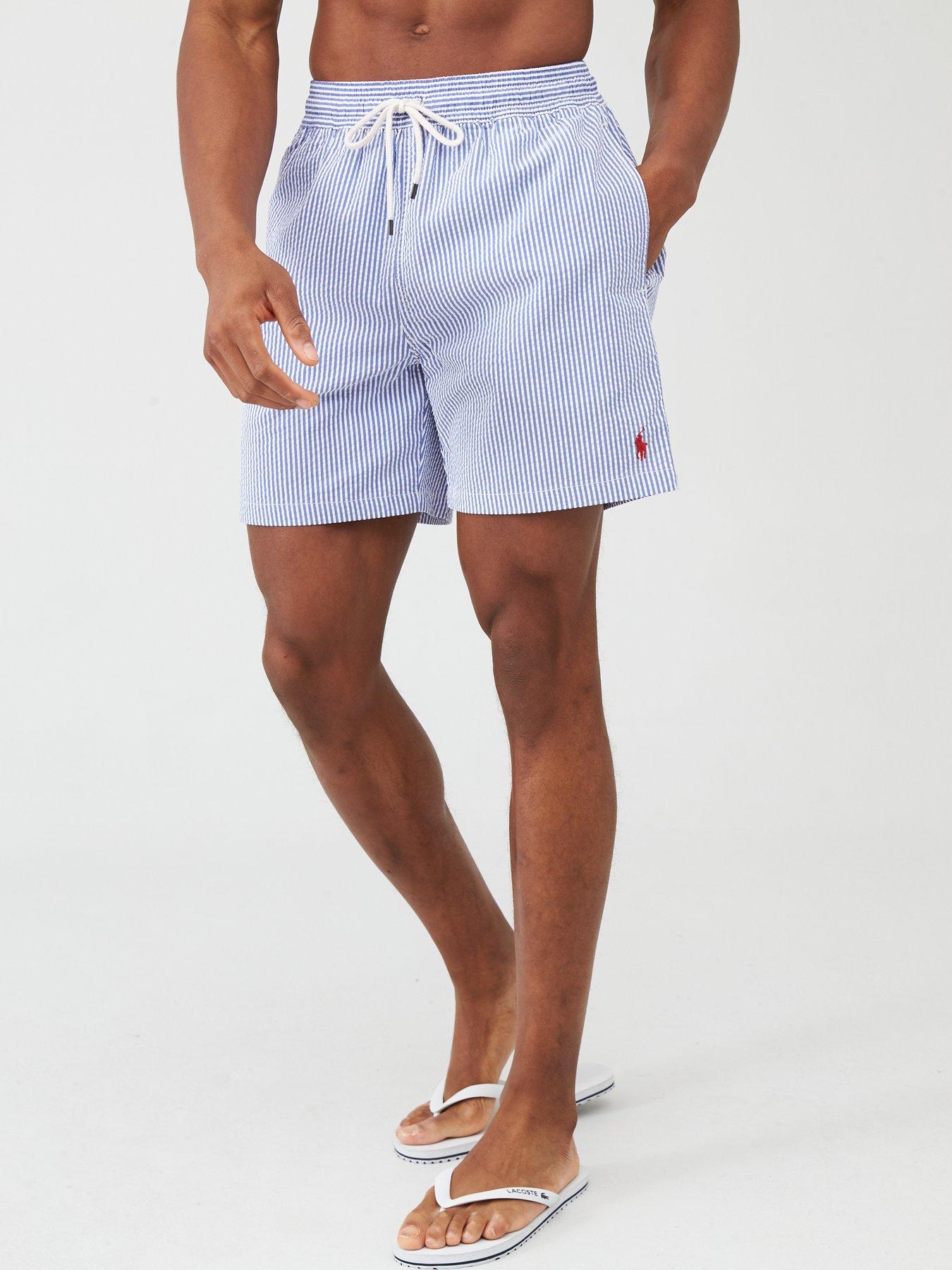 ralph lauren seersucker swim shorts
